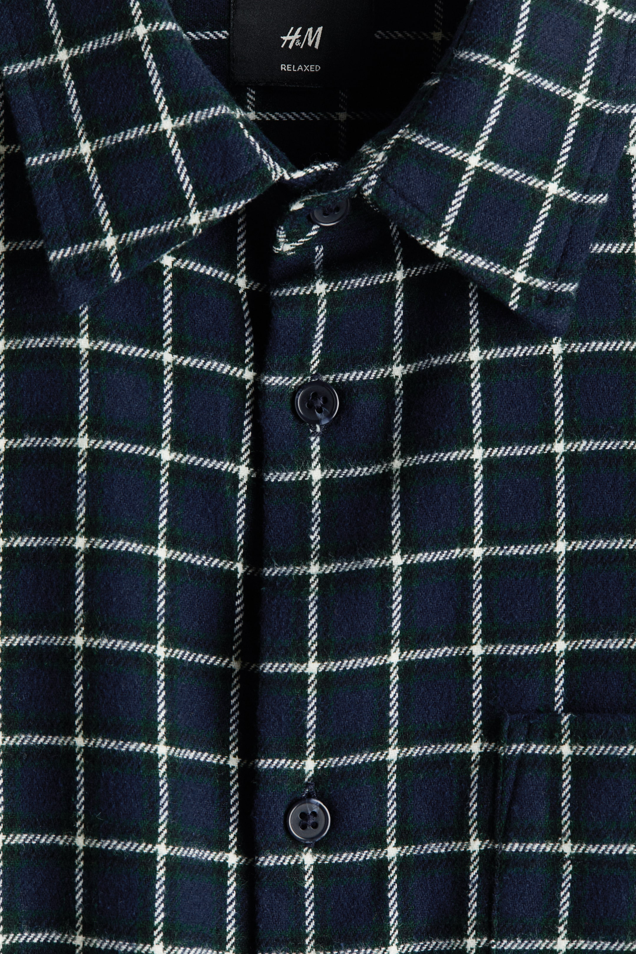 Relaxed-Fit Flannel Shirt
