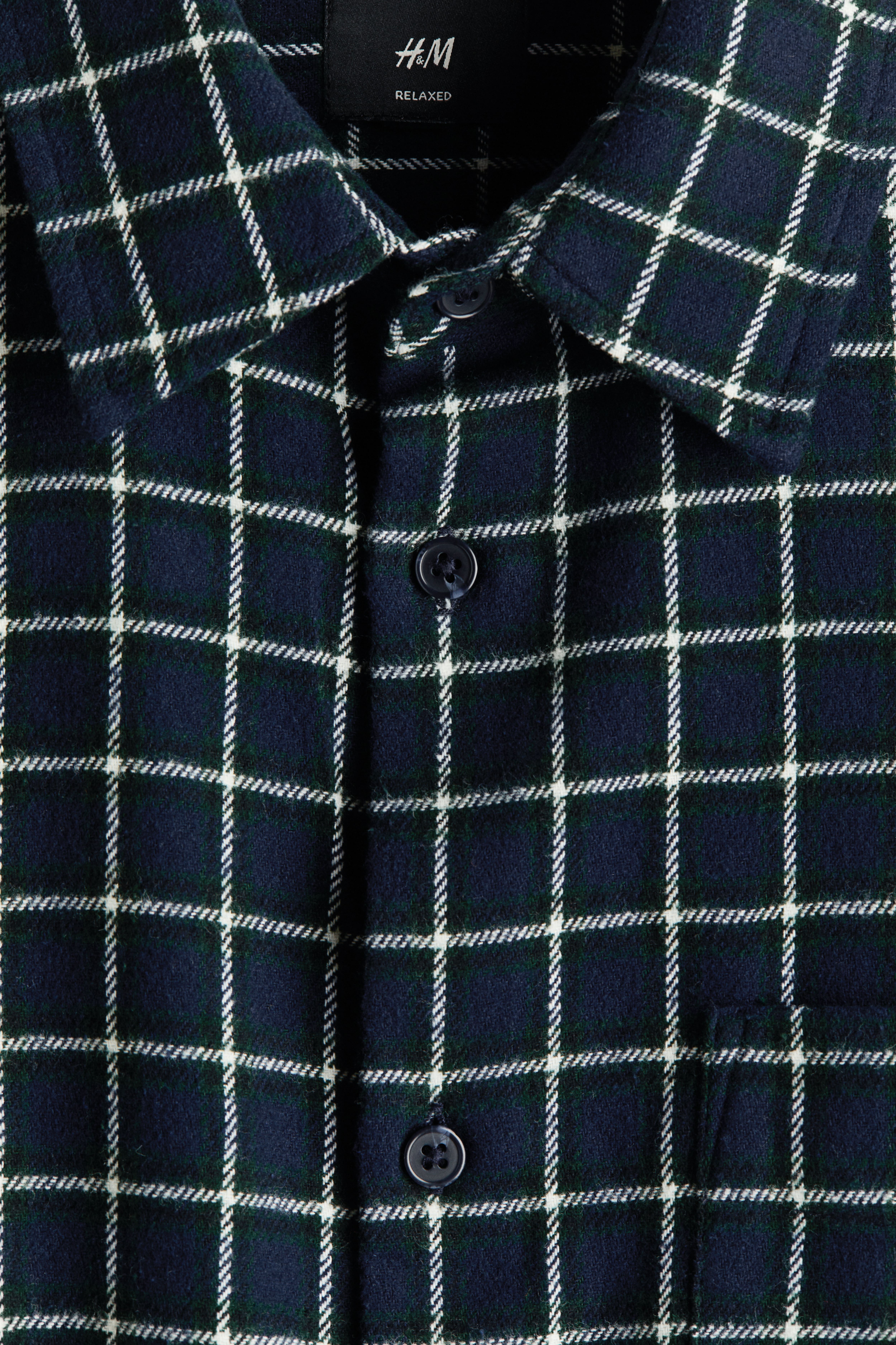 Relaxed-Fit Flannel Shirt