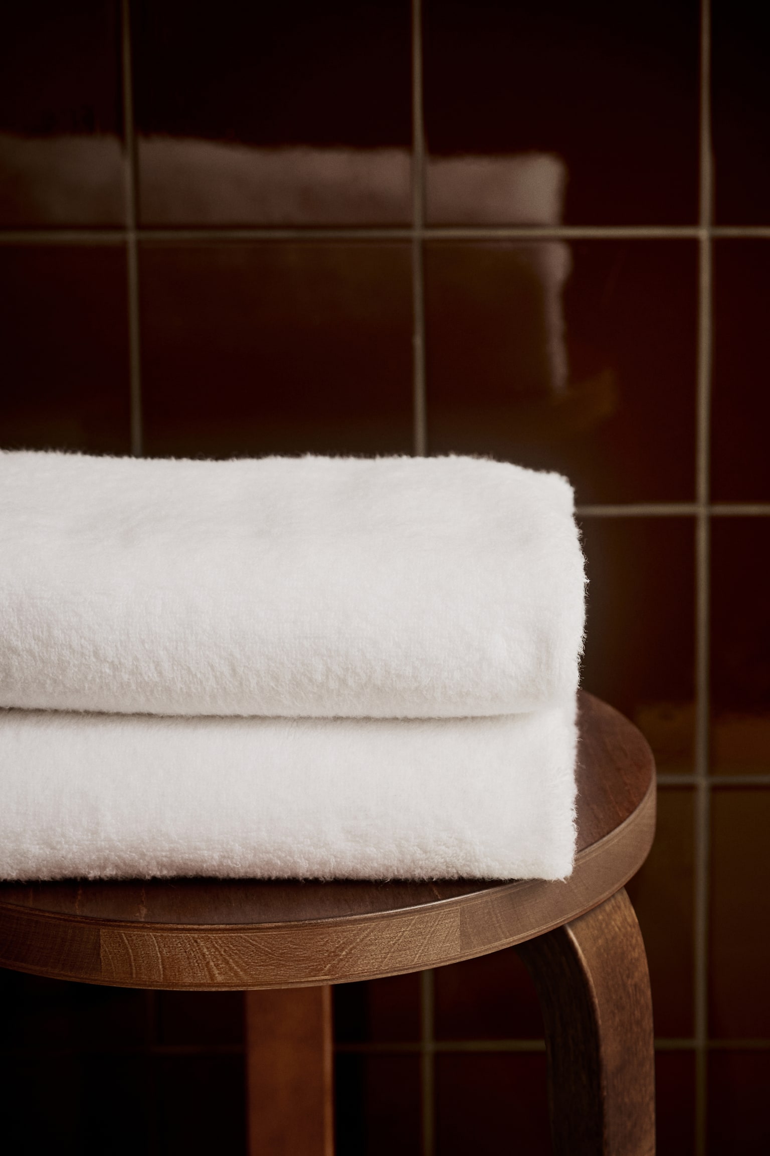 מגבת רחצה רכה - לבן/ורוד פודרה/אדום חלודה/בז' בהיר/חום מאובק - 1