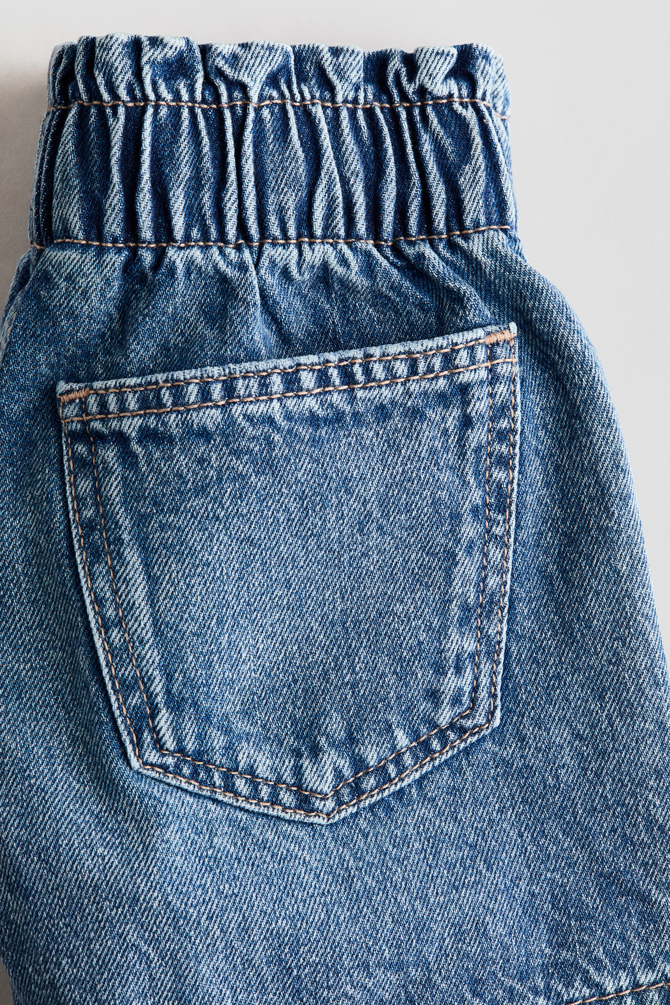 Loose Fit Denim Shorts