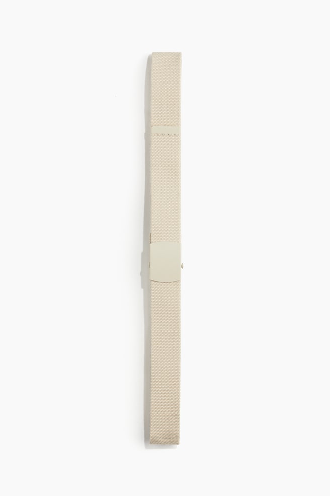 Ceinture sangle - Beige clair/Noir/Noir/Vert kaki - 1
