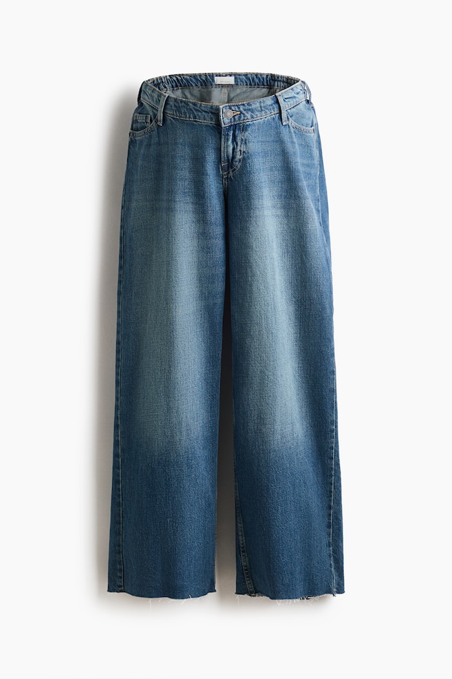 MAMA Wide Low Jeans - Denimblauw/Denimgrijs/Kakigroen/Donker denimblauw/Licht denimblauw/Denimblauw - 1