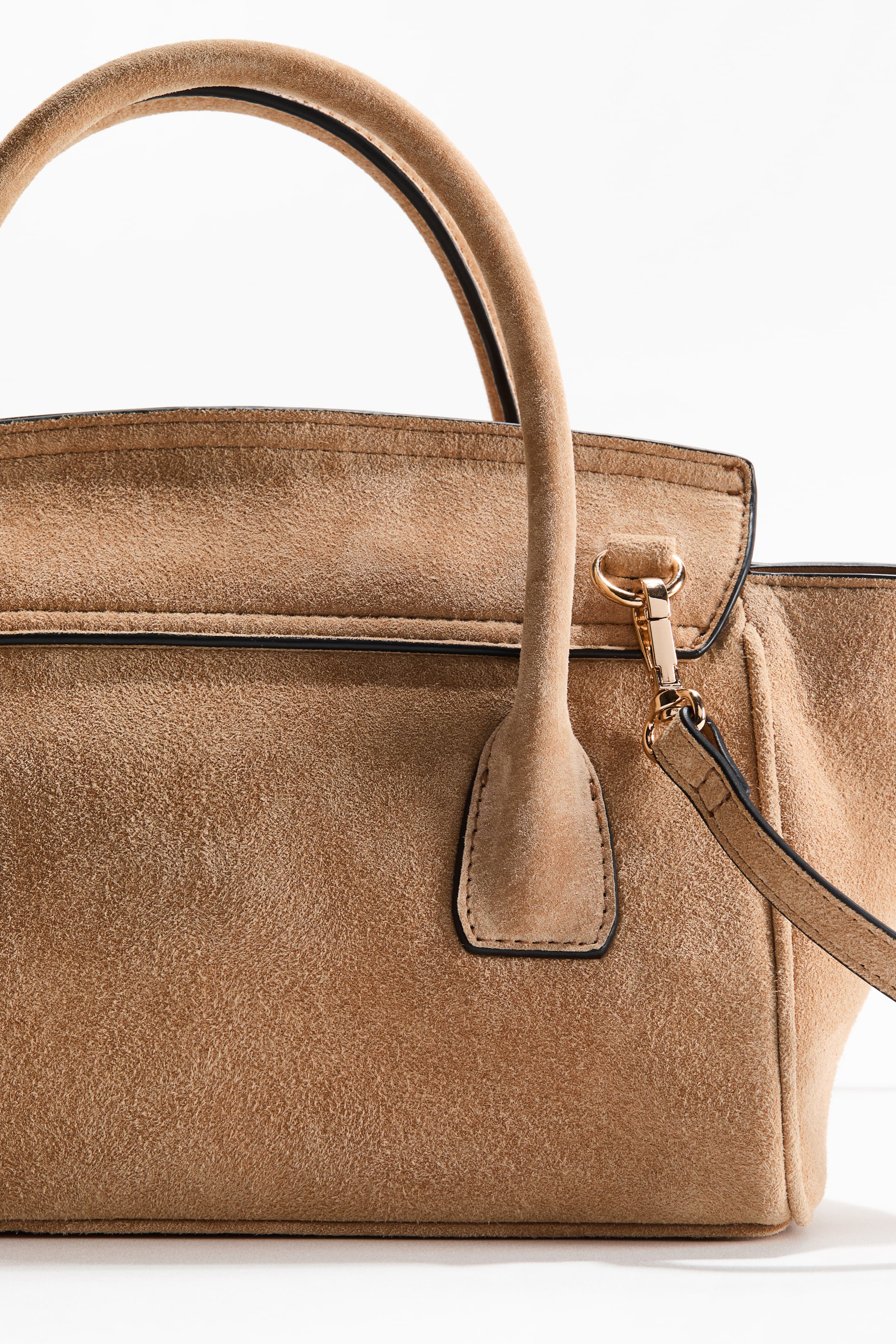 Женские сумки H&M Suede Crossbody Bag — фото 4