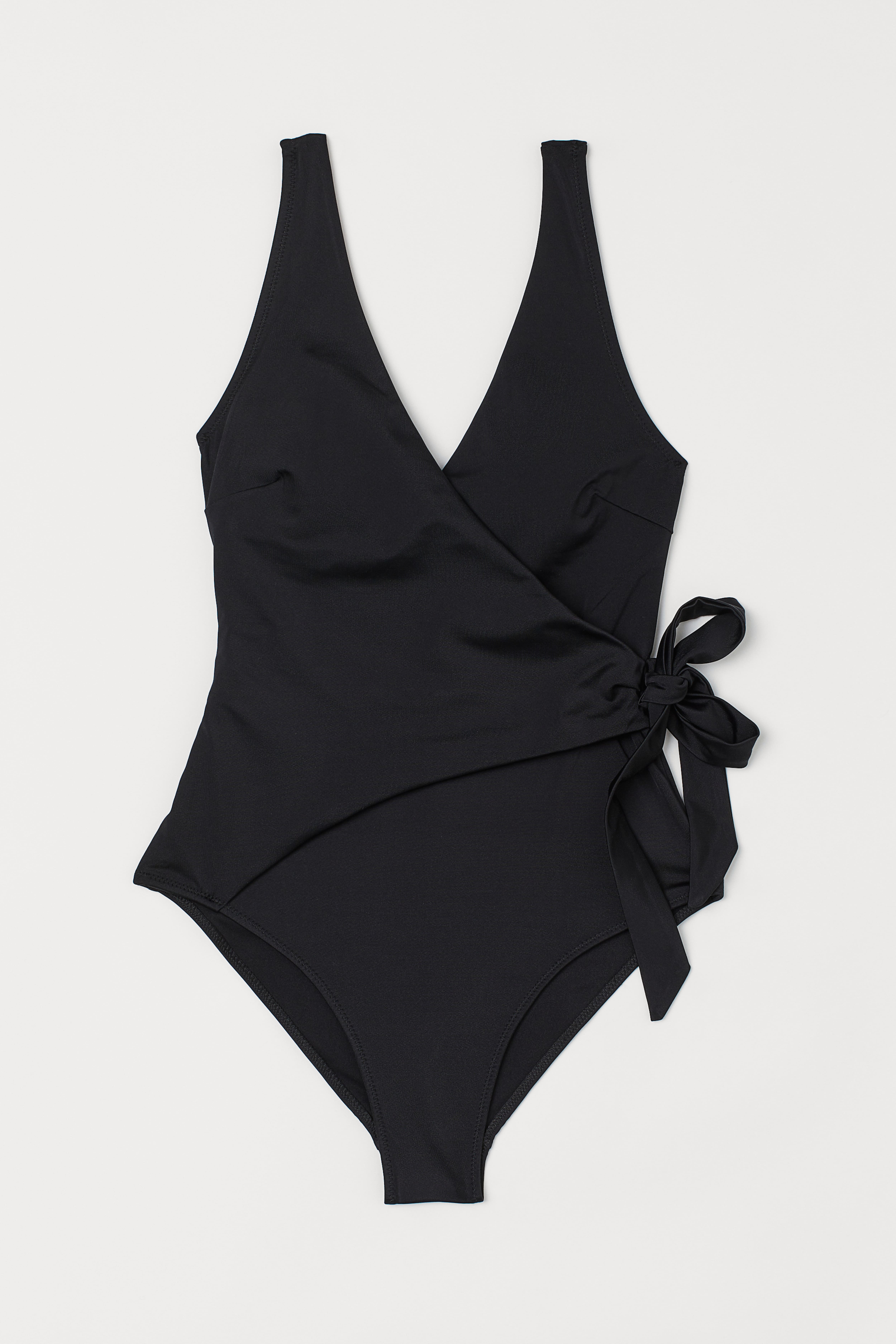 Black swimsuit h&m hotsell