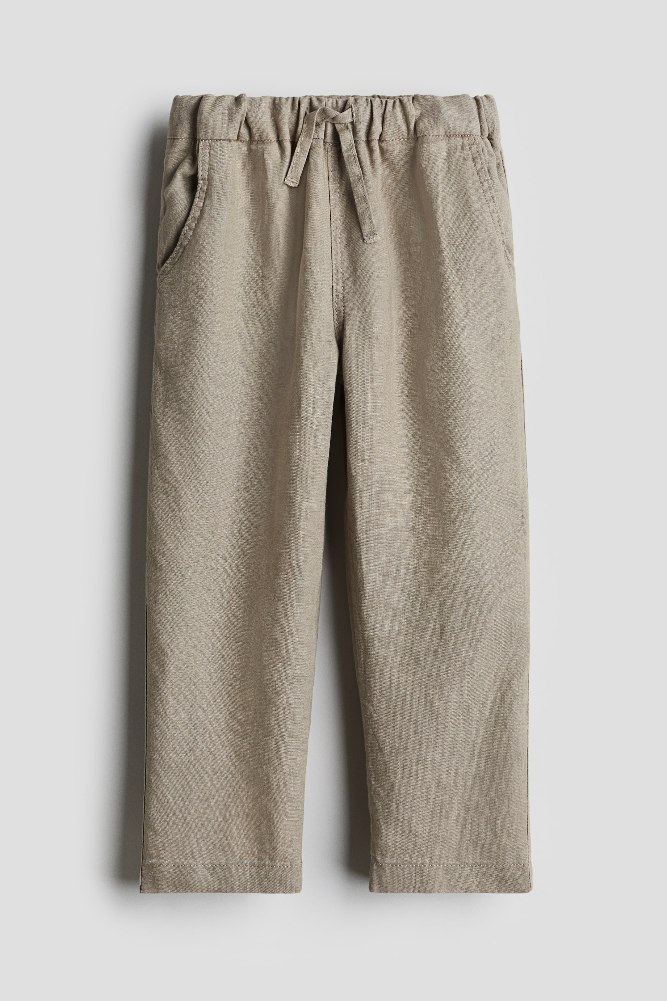 Linen Pull-on Pants