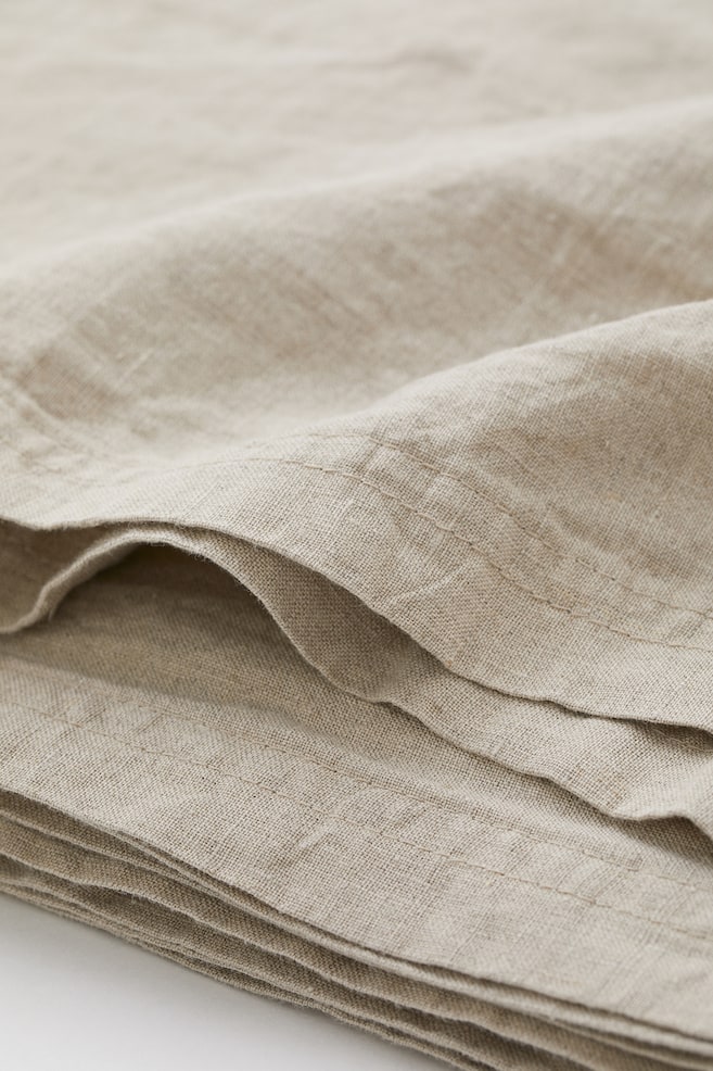 Washed linen tablecloth - Beige/Grey/White/Dark grey/dc/dc - 3