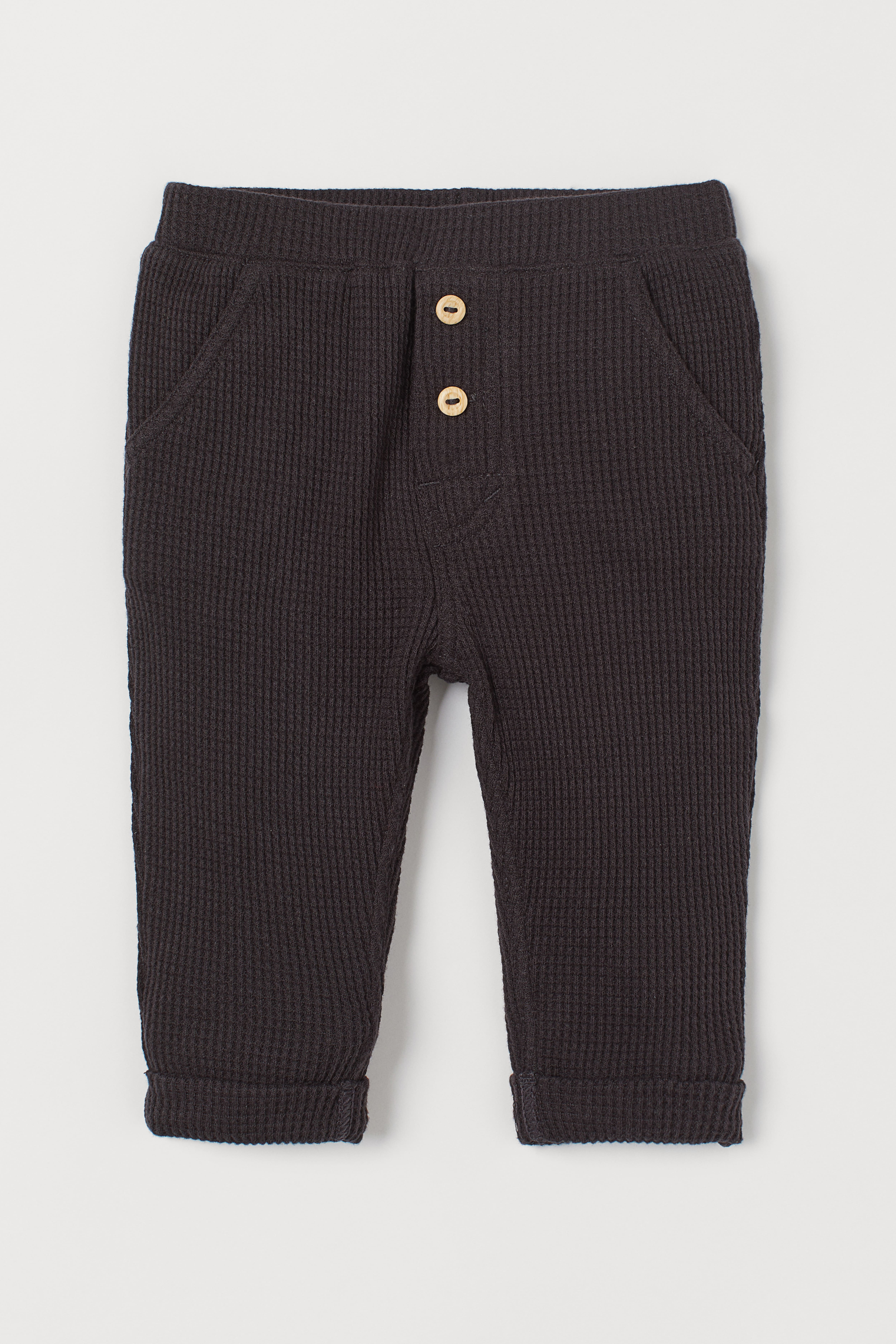 Waffled trousers Dark grey Kids H M GB