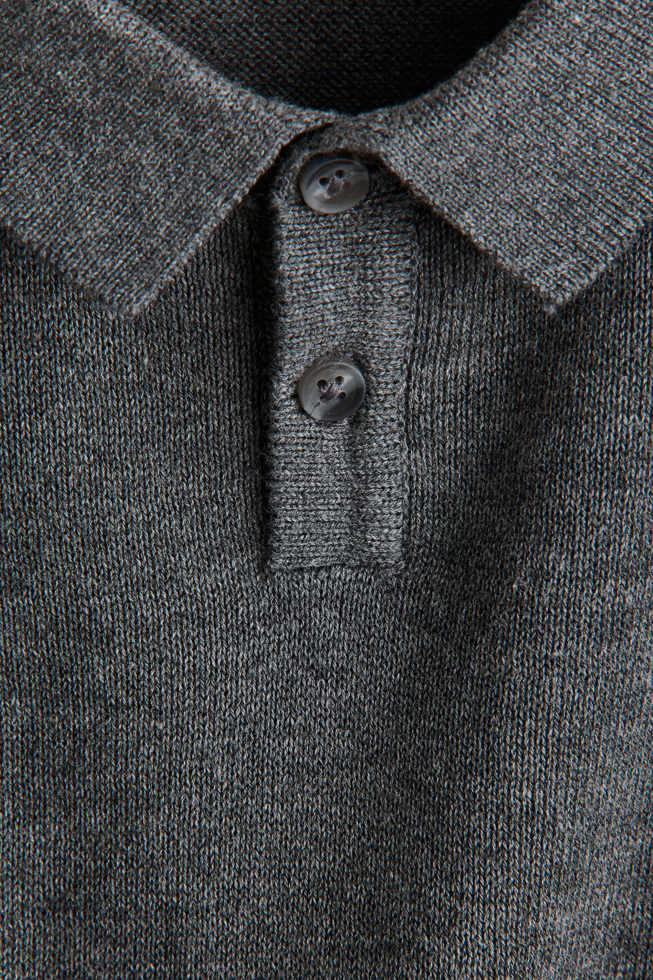 Cotton Polo Sweater