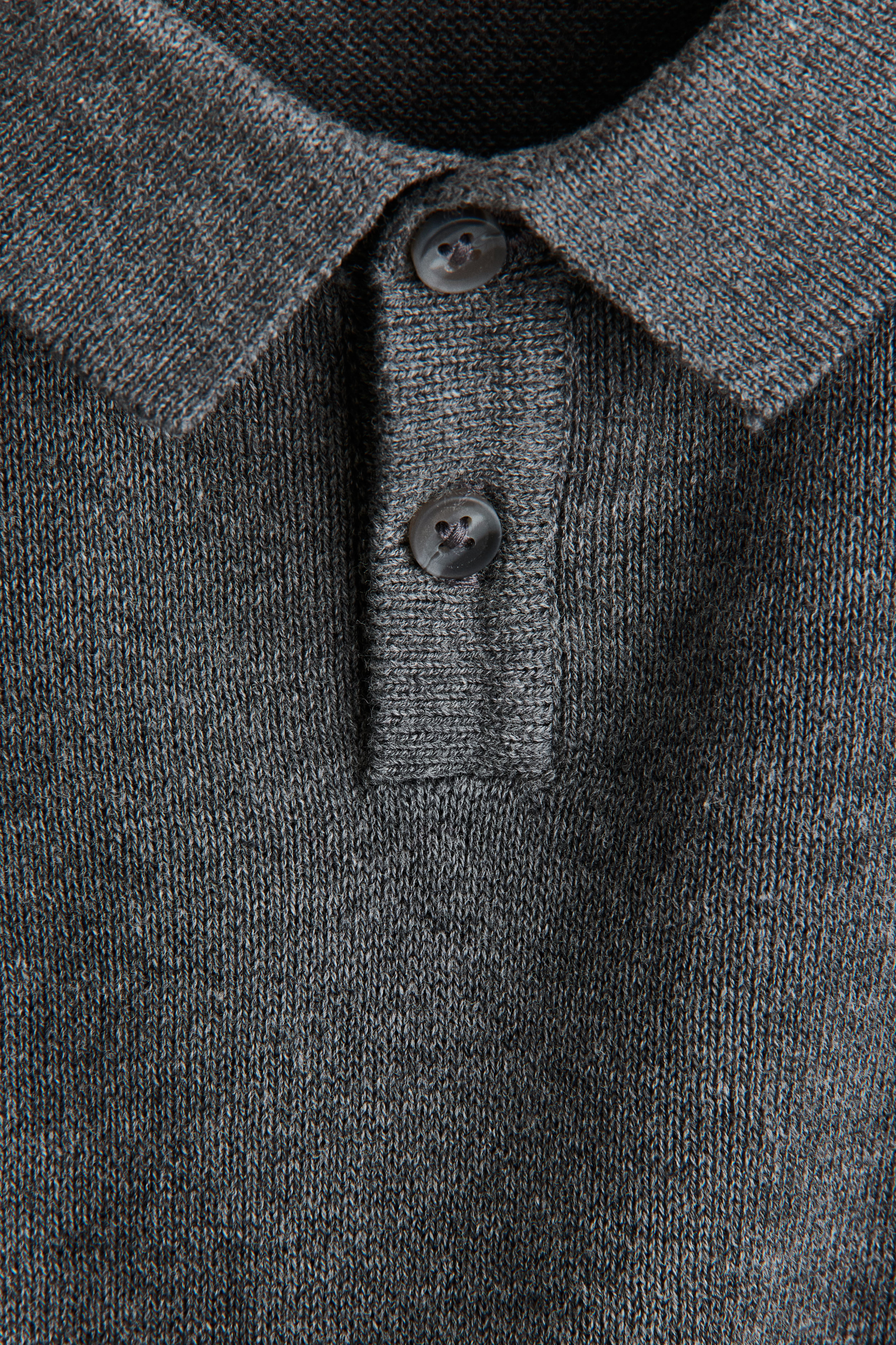 Cotton Polo Sweater