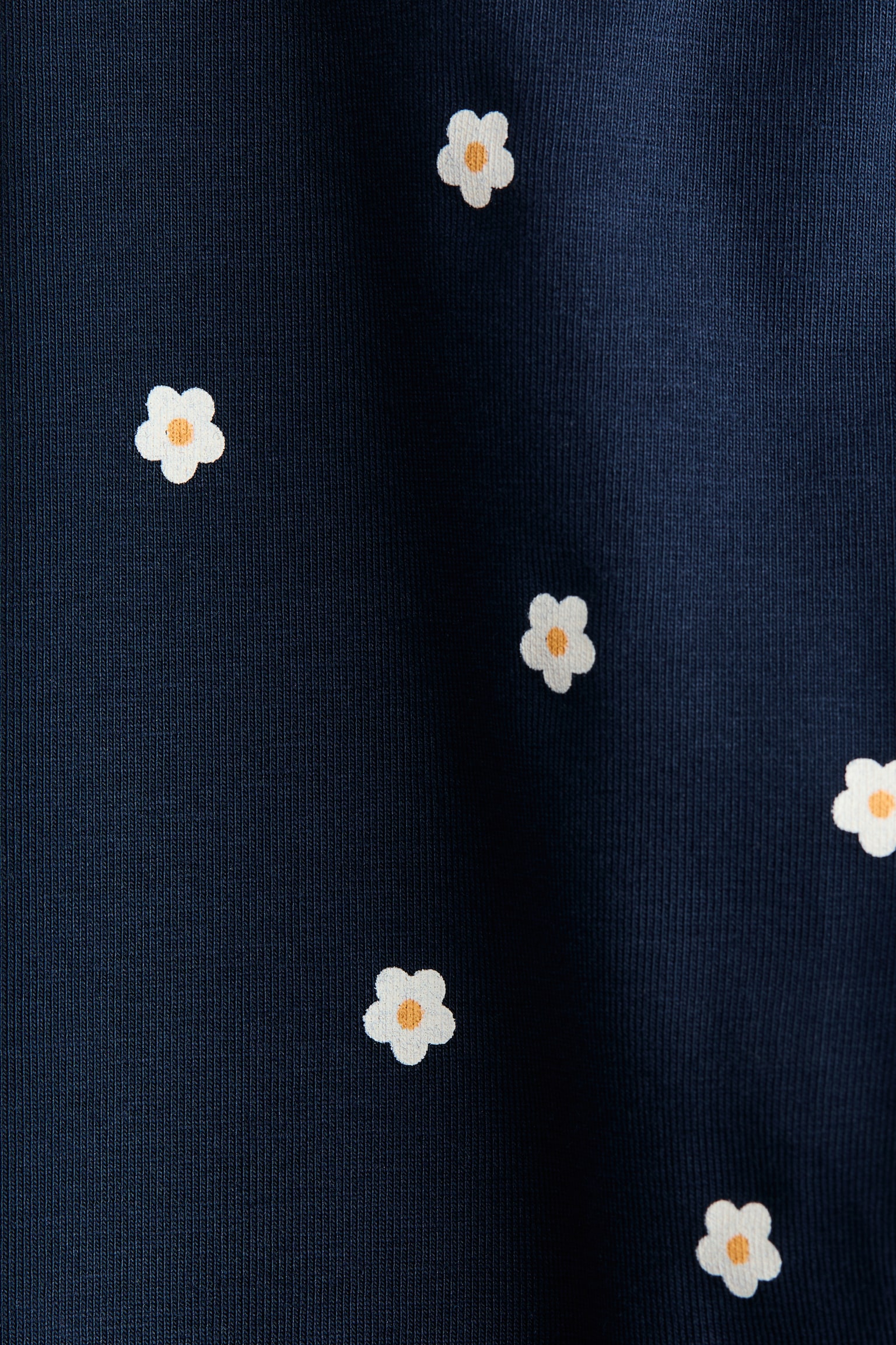 Printed cotton leggings - Navy blue/Floral/Yellow/Lemons/Light blue/Floral/Pink/Strawberries/Light pink/Floral - 2