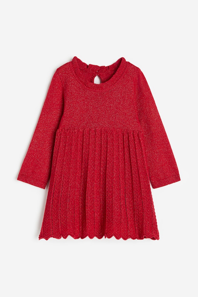 Glitzerndes Kleid - Rot - 1