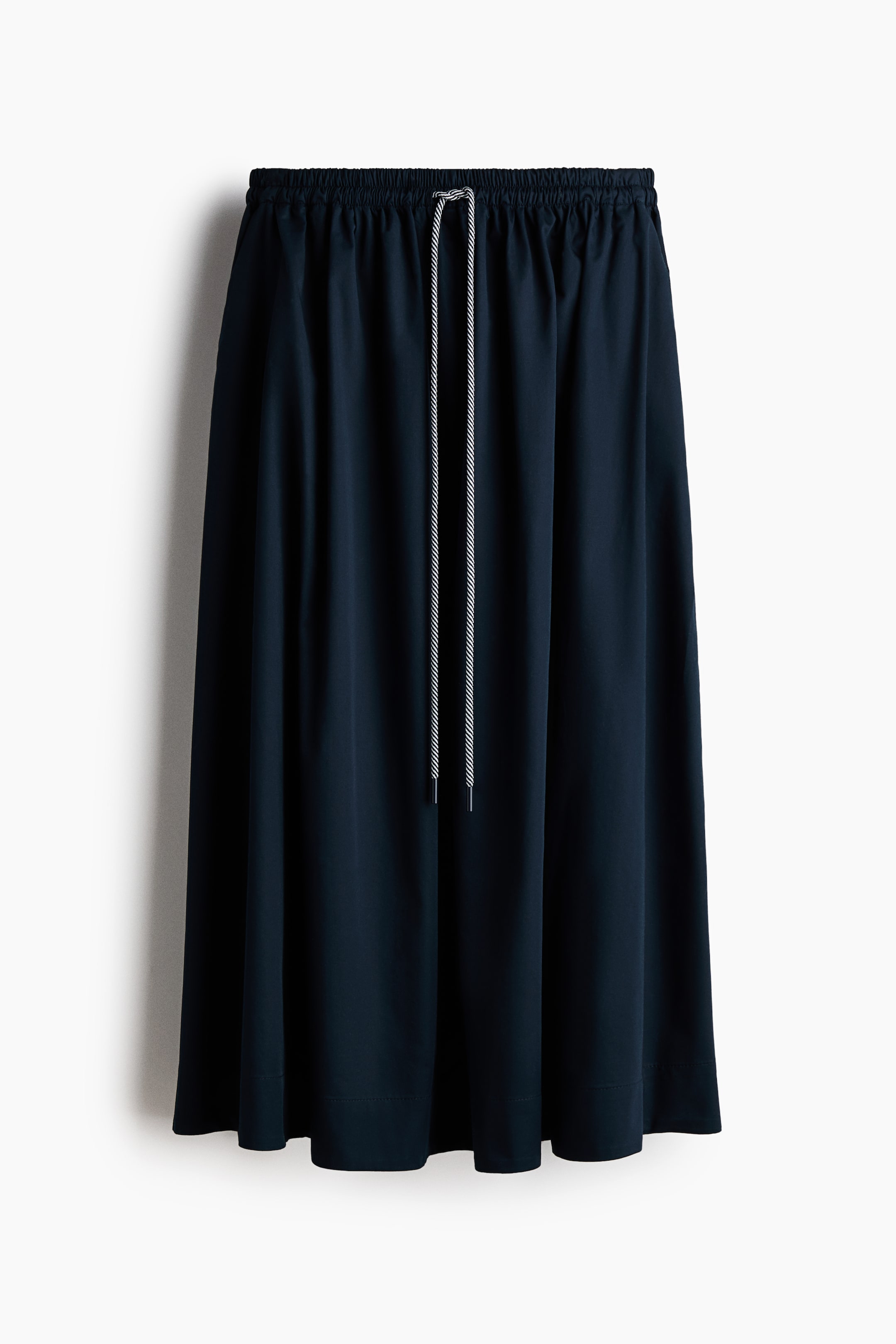 Cotton Skirt with Drawstring