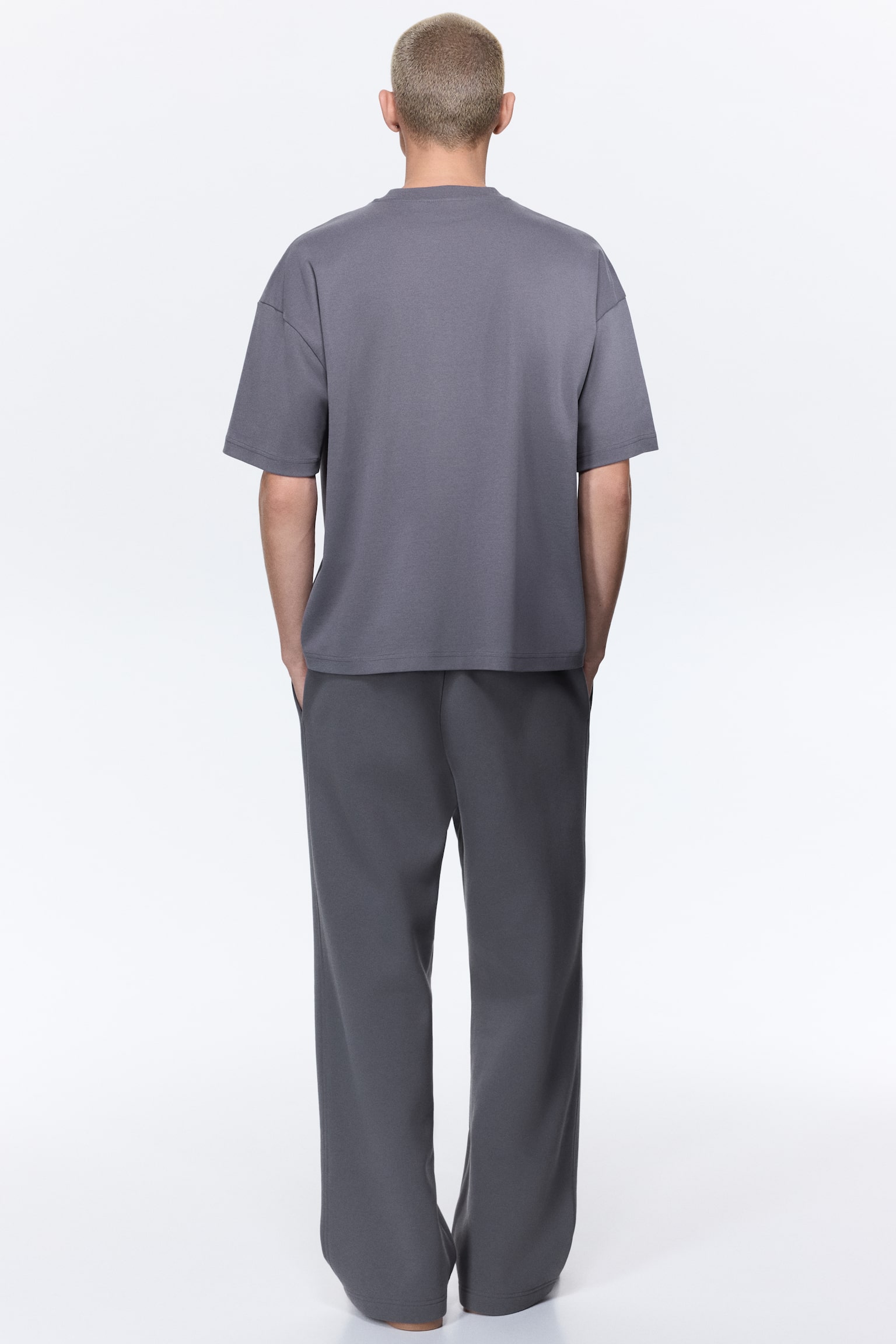 Loose-Fit Sweatpants - Gray/Khaki green/Brown/Light gray melange - 5