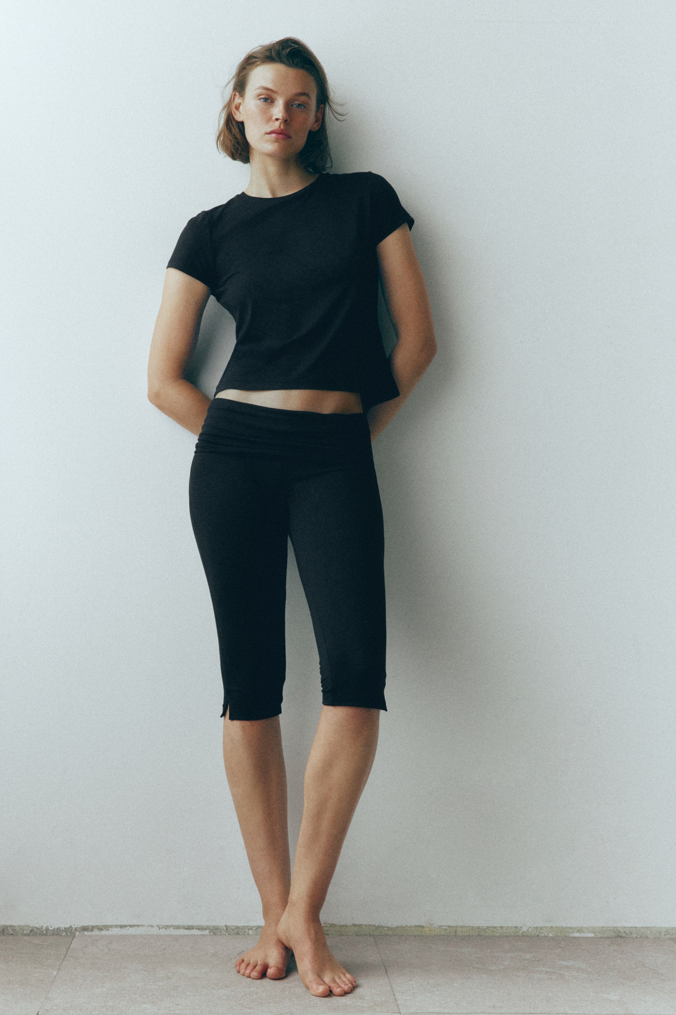 Jersey Capri Pants