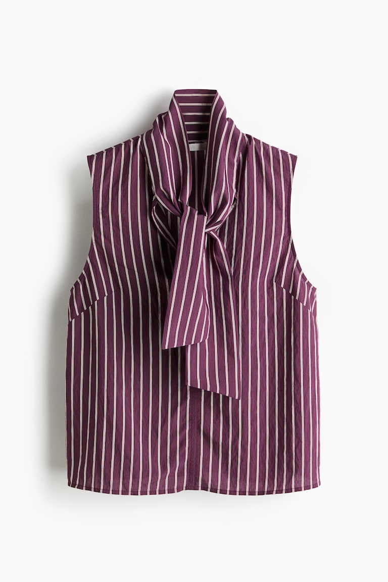 Bluza sa trakama za vezivanje oko vrata