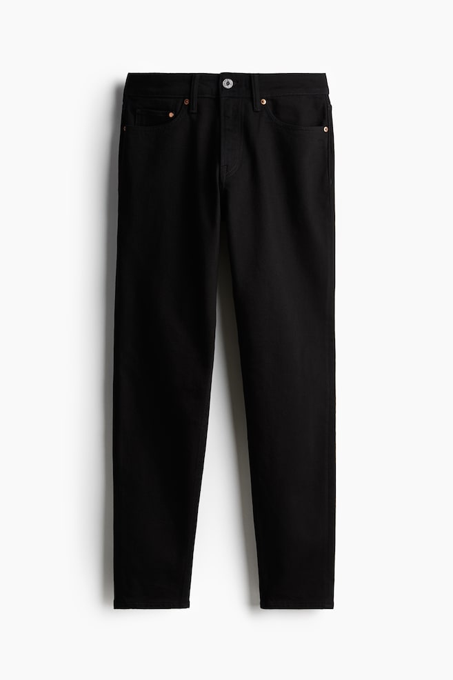 Regular Tapered Jeans - Schwarz/Denimblau/Schwarz/Grau/Hellblau/Denimblau - 1