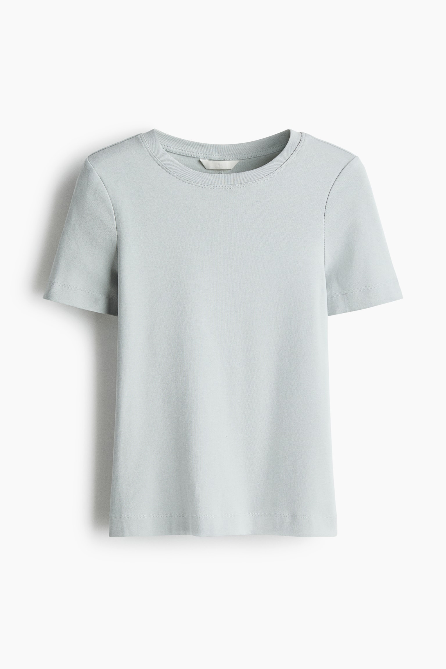Playera de algodón-Gris tenue claro - 2