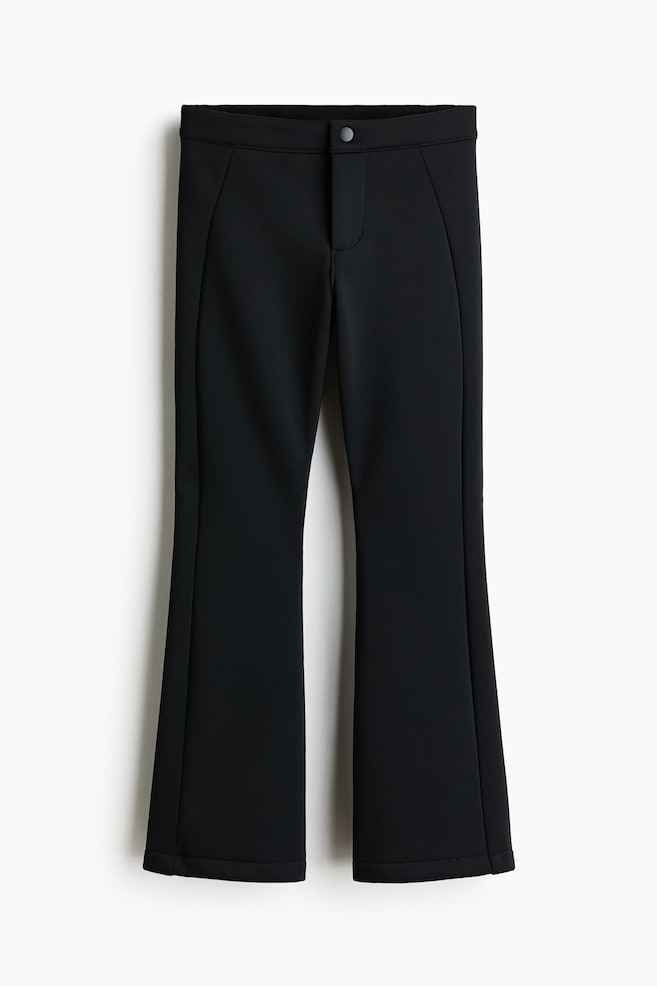 Brushed-Inside Ski Pants - Black - 1