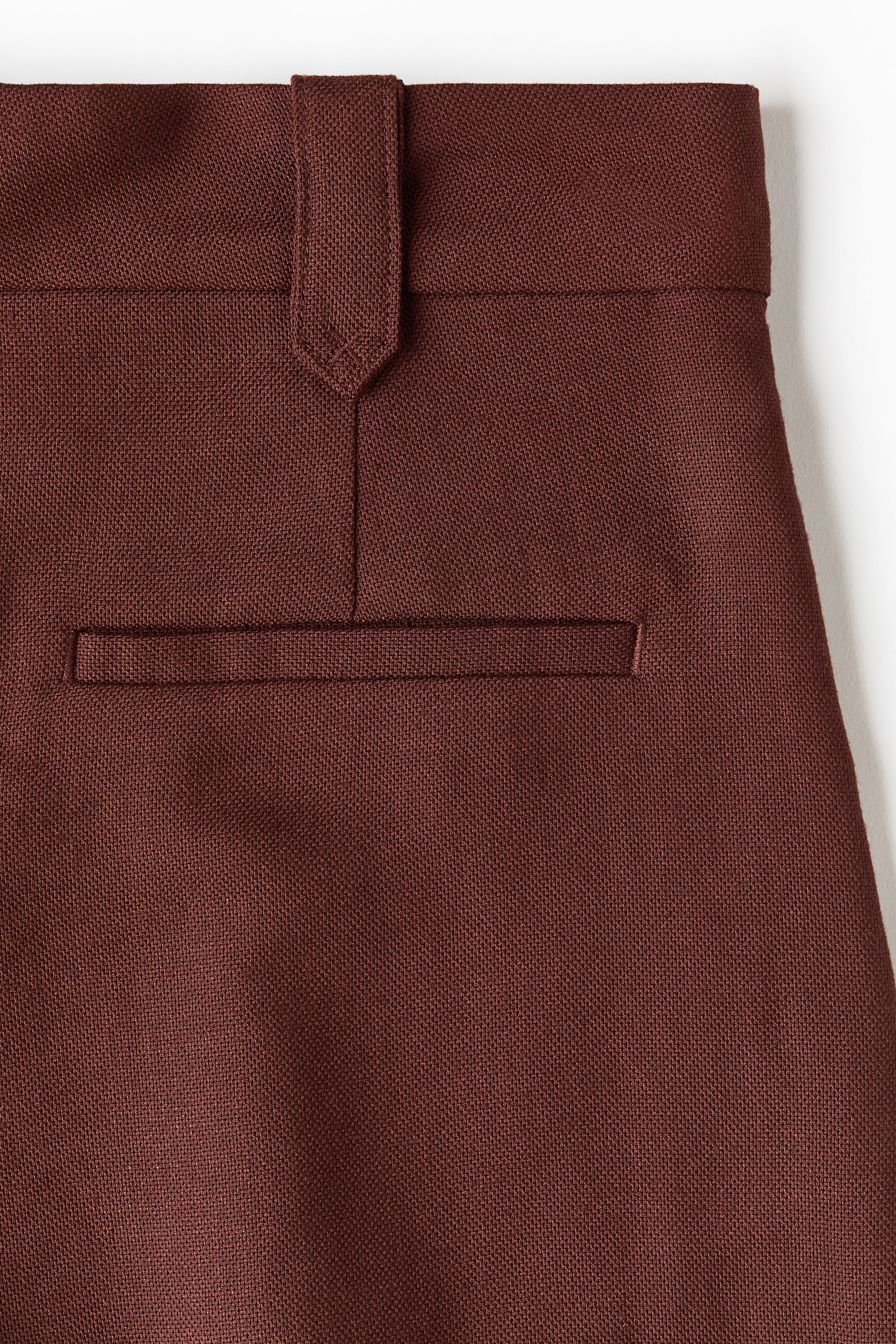 Pleat-Front Shorts