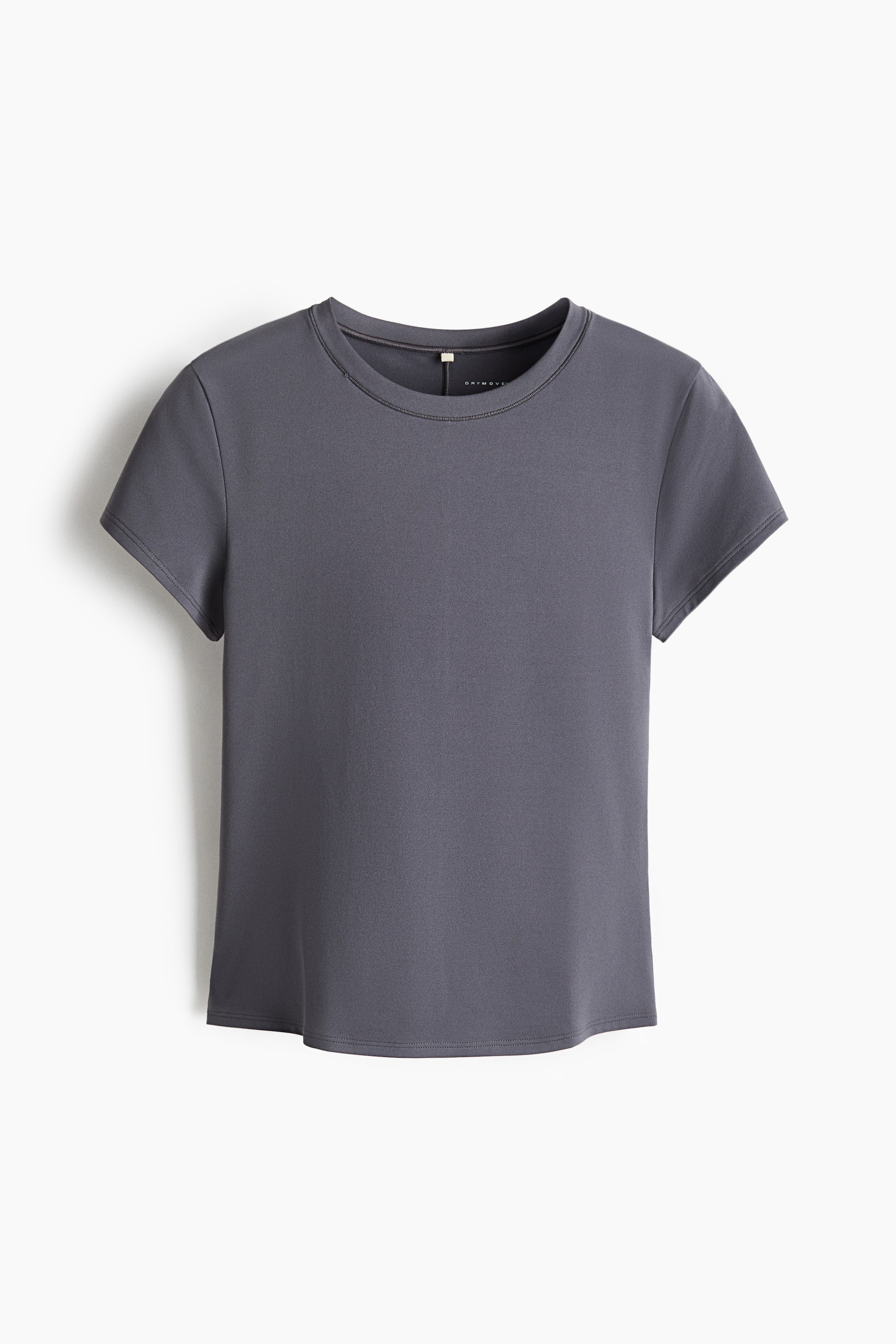 Ver imagen más grande: Camiseta de deporte con DryMove™ - Gris oscuro - MUJER | H&M ES 1