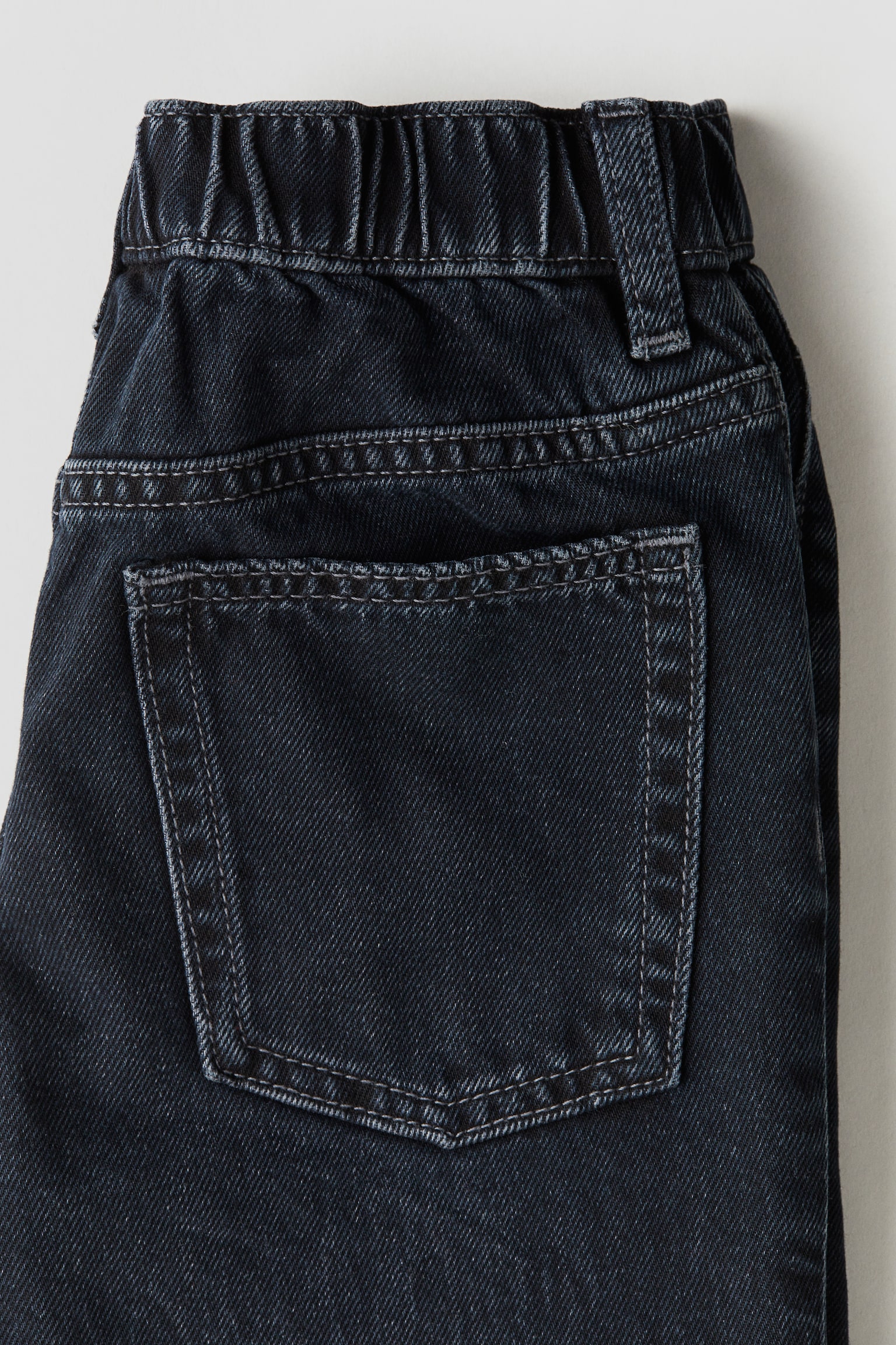 Детские джинсы H&M Loose Fit, цвет: Тёмный джинсовый синий — фото 5