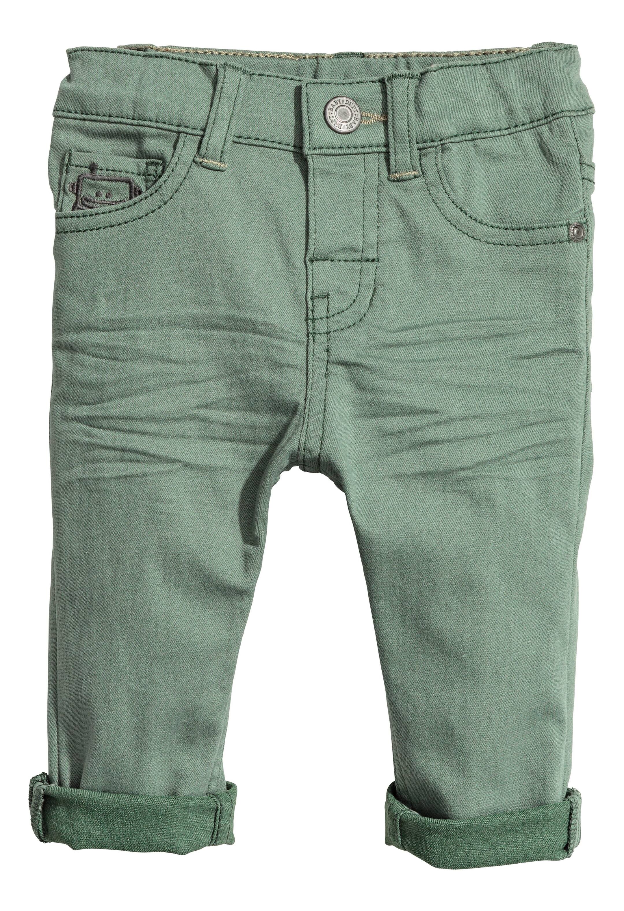 View larger image: Twill trousers - Khaki green - Kids | H&M GB 1