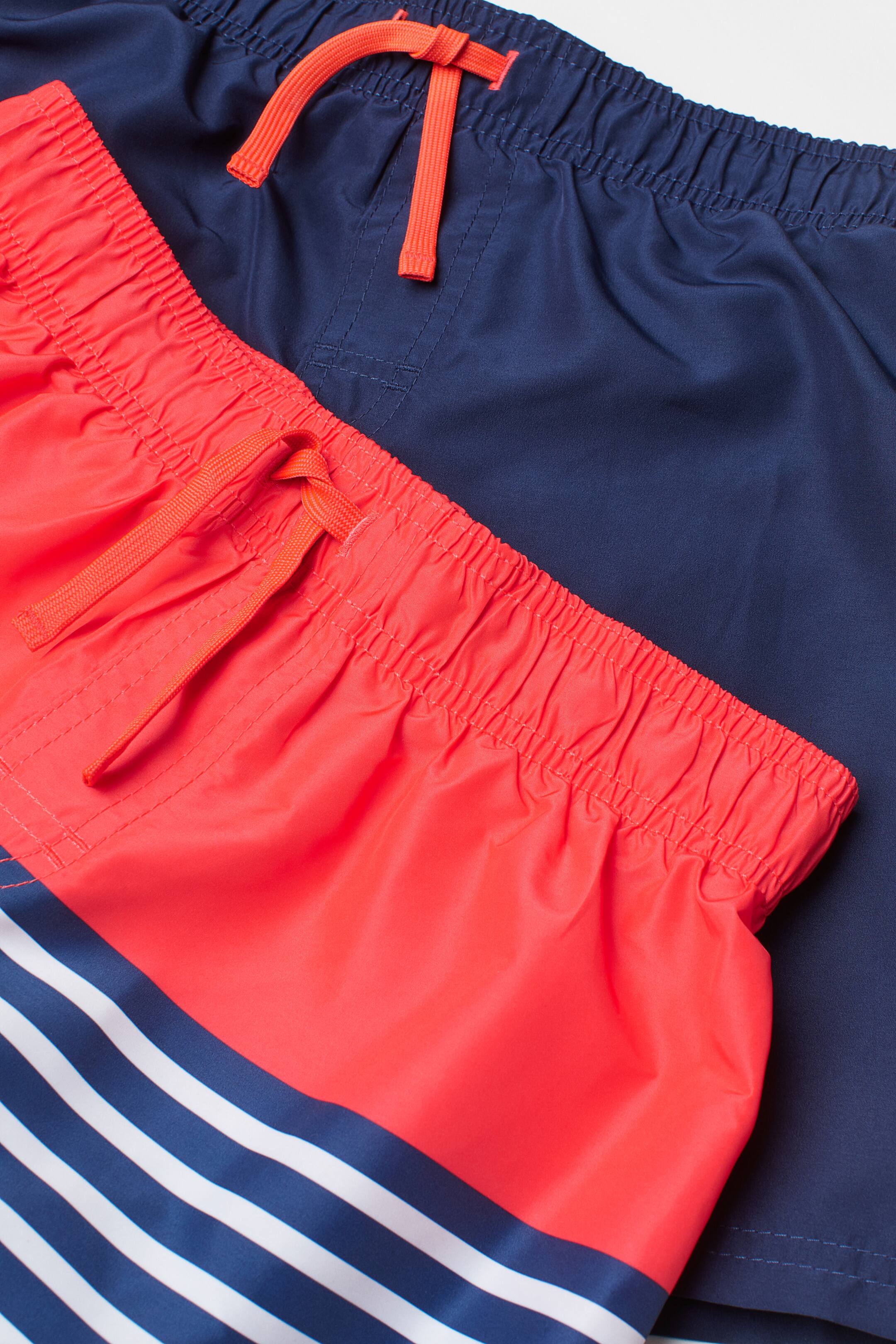 Grösseres Bild ansehen: 2er-Pack Badeshorts - Rot/Dunkelblau - KINDER | H&M CH 2
