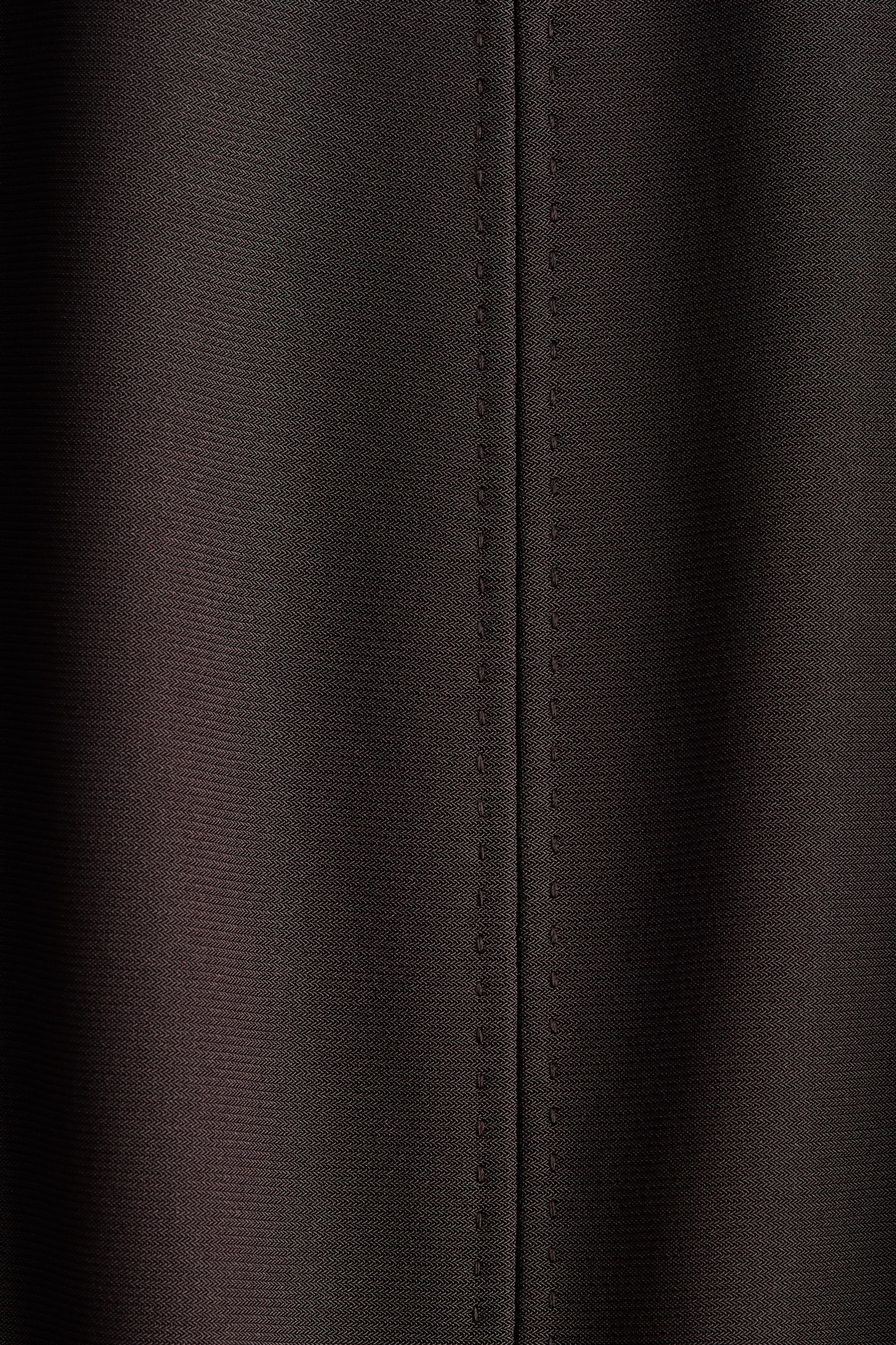 Žerzejové šaty odhalující ramena - Dark brown - 5