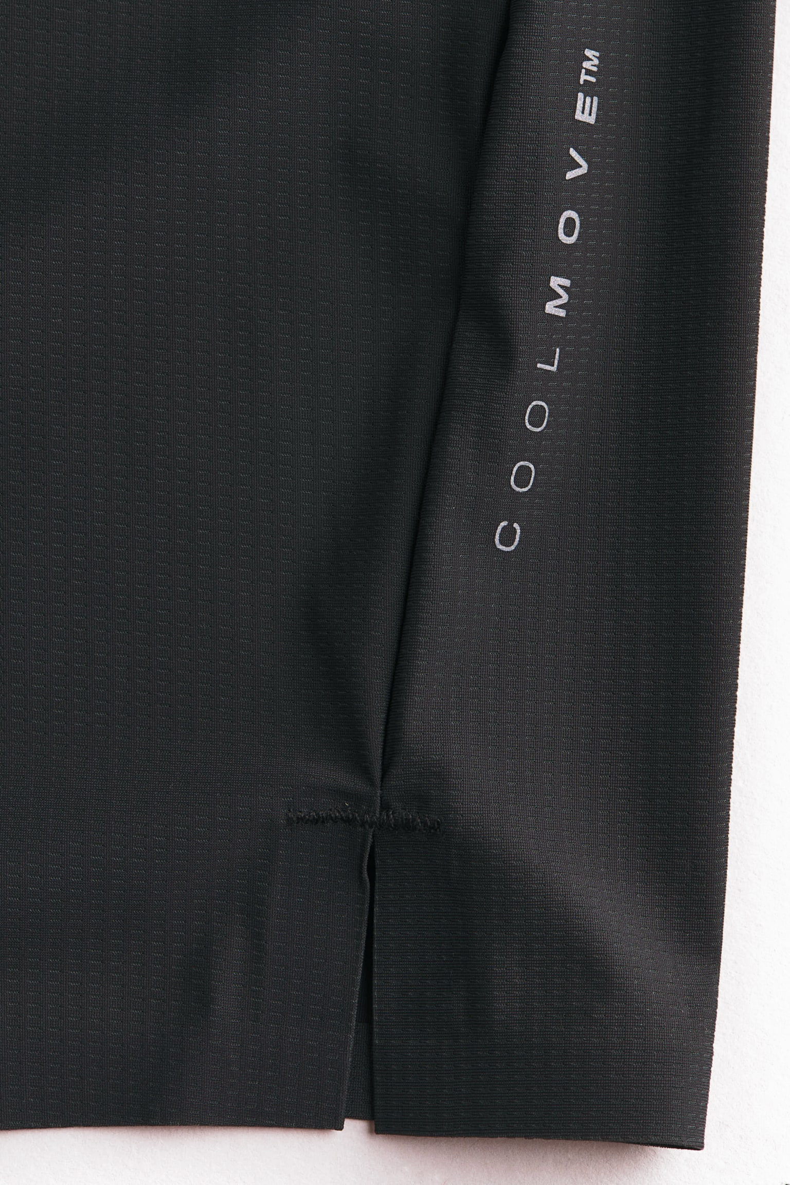 Мужская рубашка H&M Long-Sleeved Running Shirt with CoolMove™, цвет: Тёмный серый — фото 3