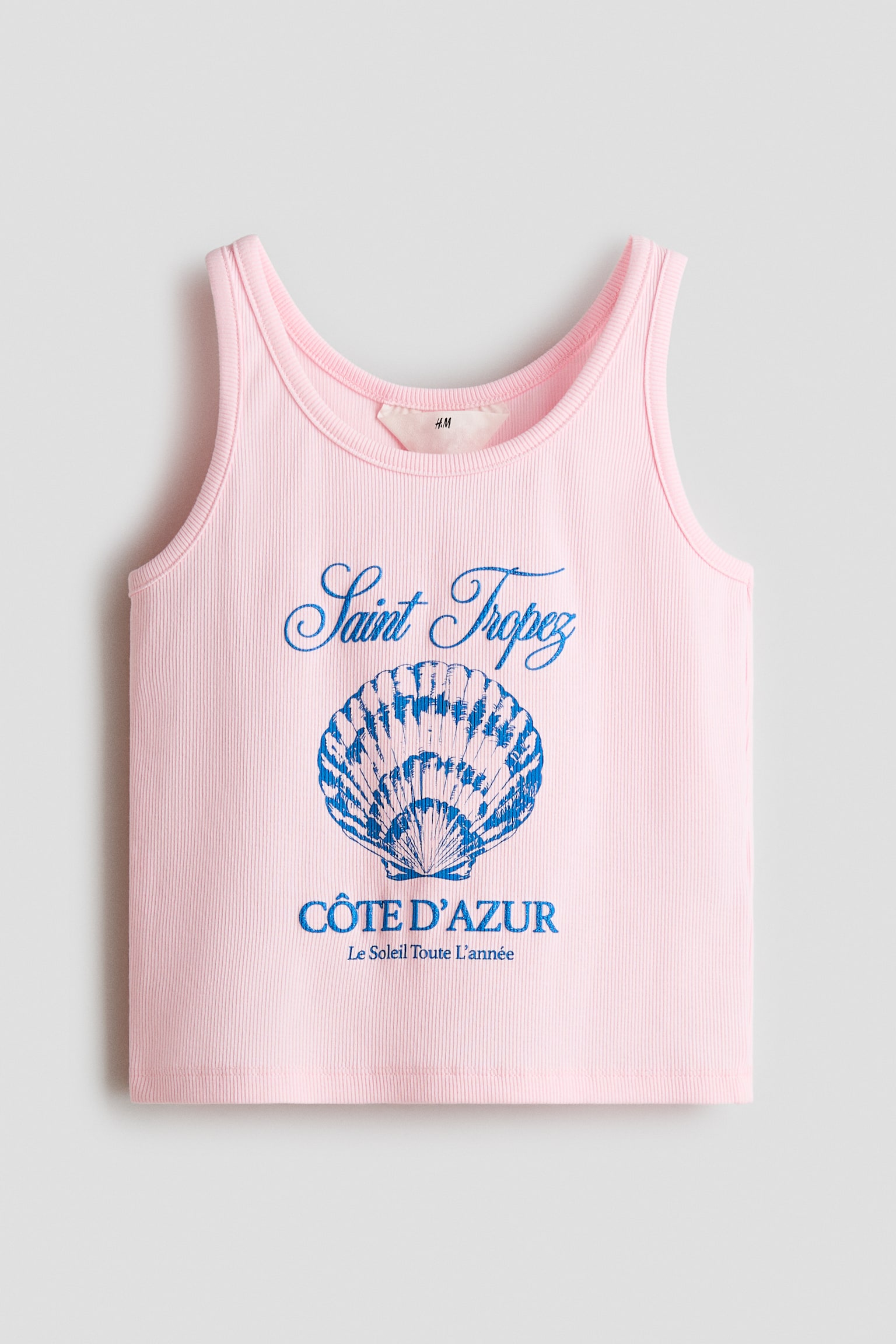 Tanktop aus Baumwolle mit Print - Rosa/Saint Tropez/Gelb/Malibu