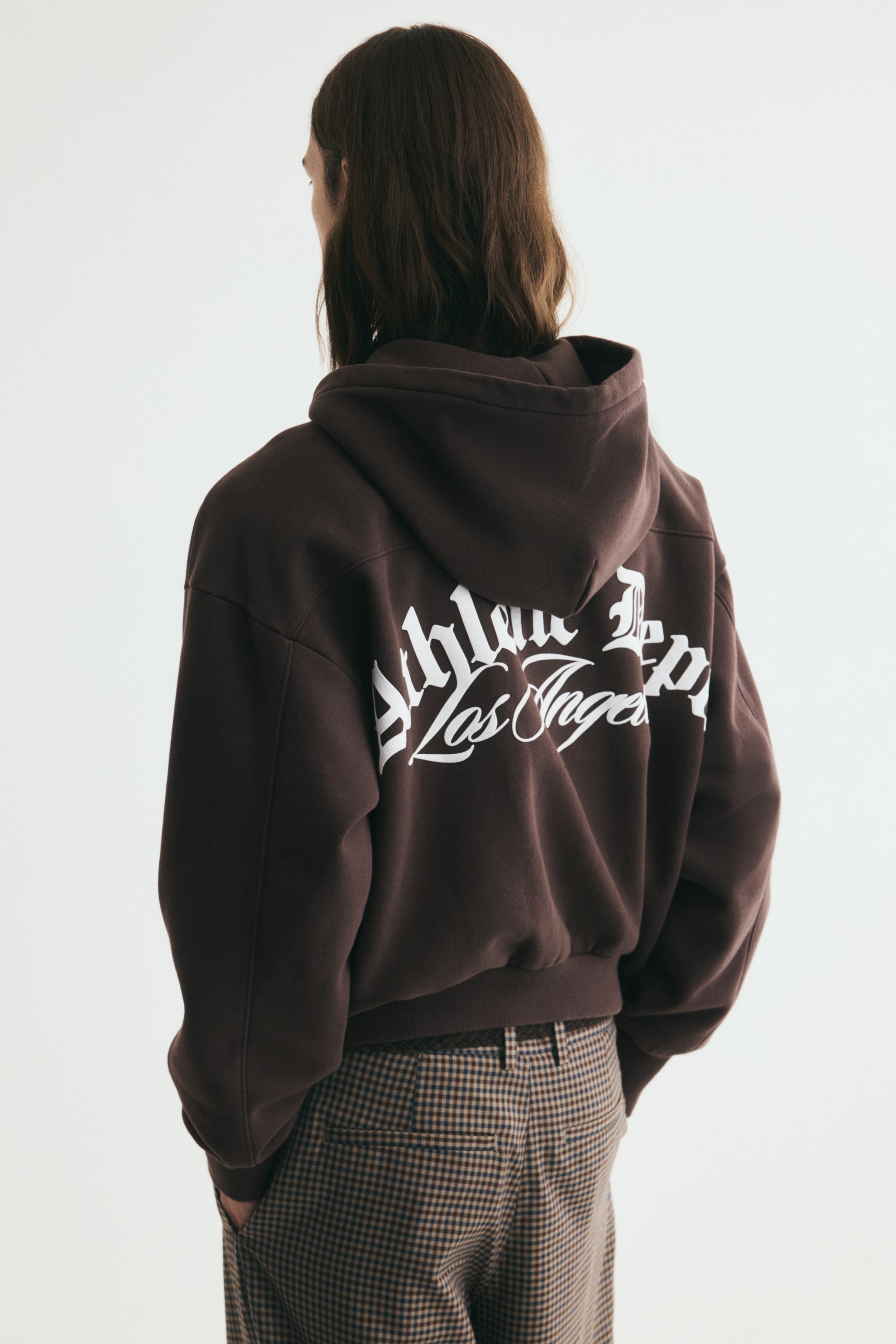 Veste imprimée grande taille avec capuche