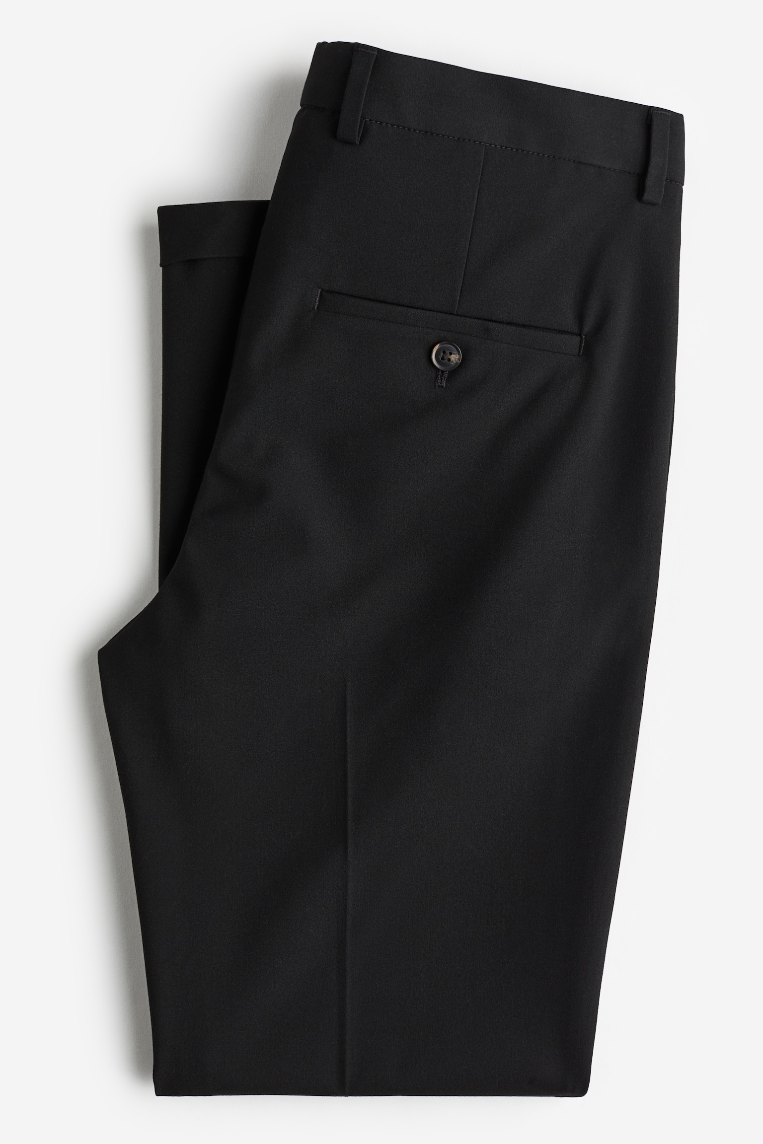 Slim Fit Cropped suit trousers - Black - 4