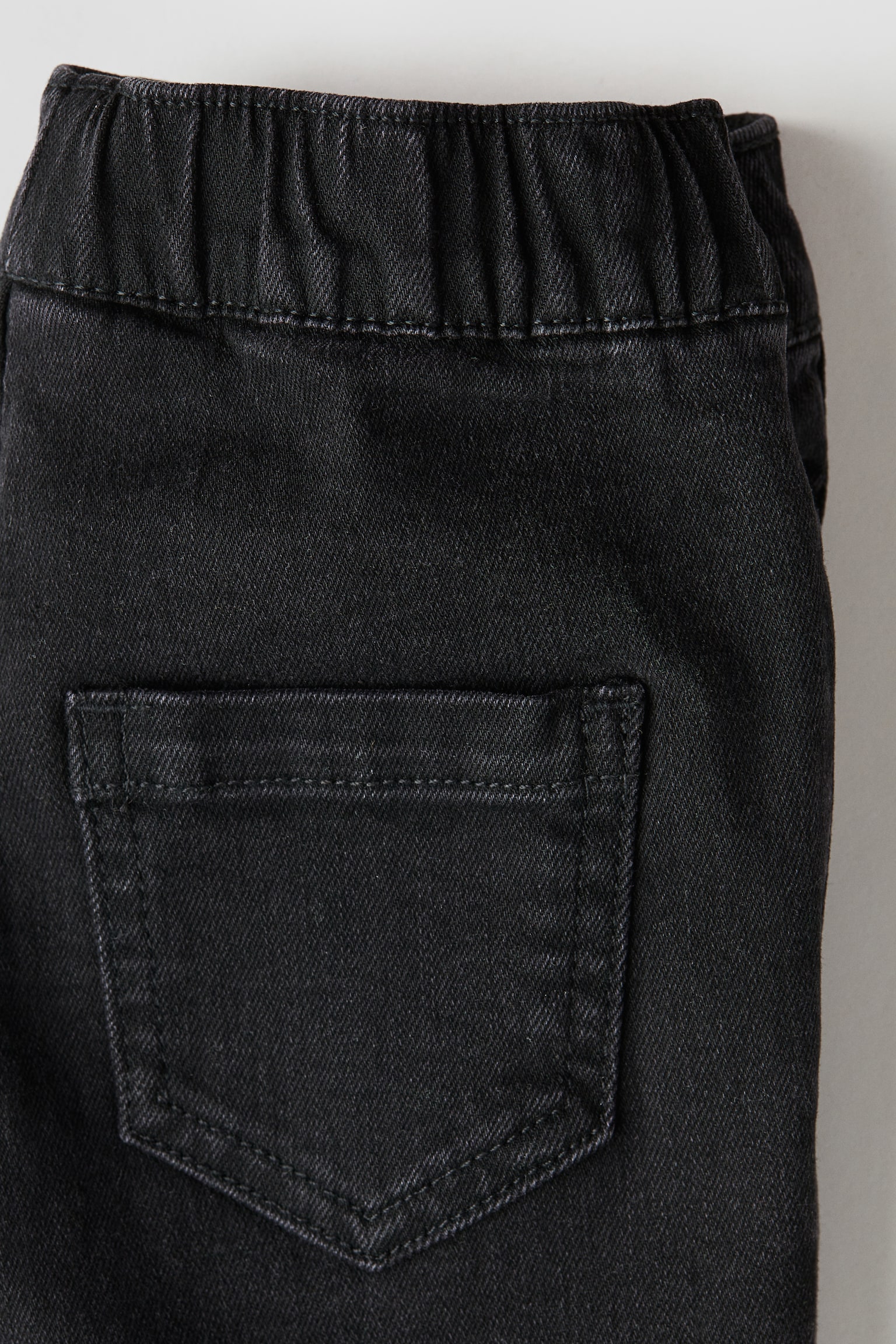 Flared Leg Jeans - Charcoal/Denim blue - 4