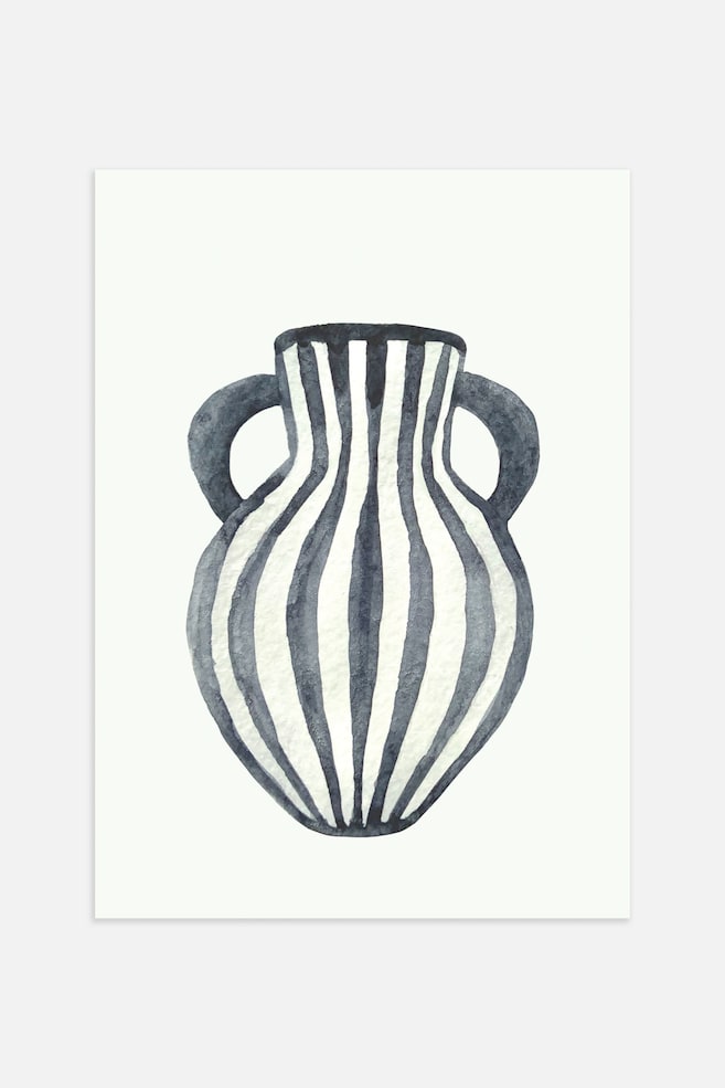Vase From Cos Poster - Black/beige - 1