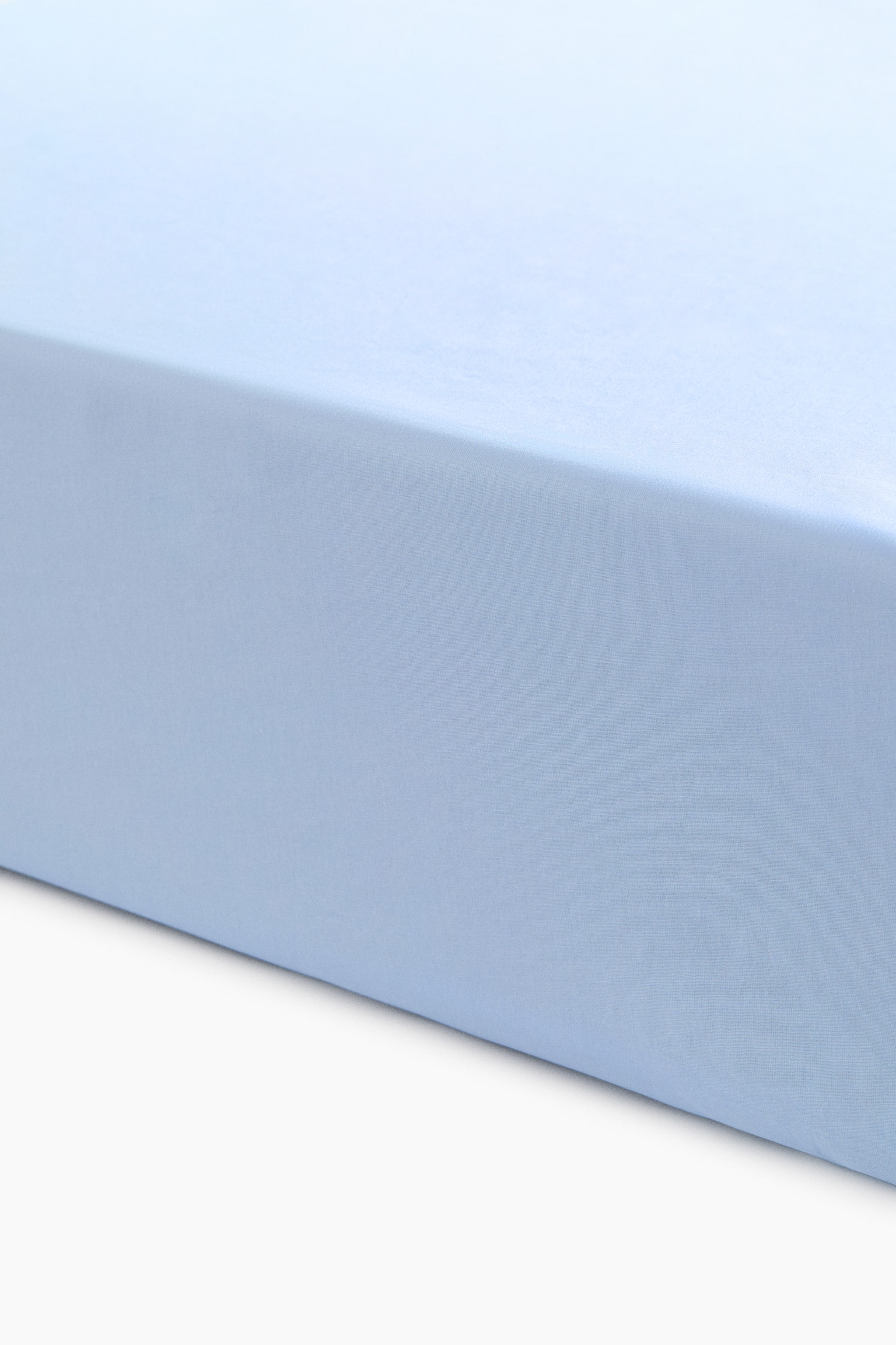 Fitted Cotton Sheet - Light blue/White/Taupe/Light gray/Light beige/Light taupe