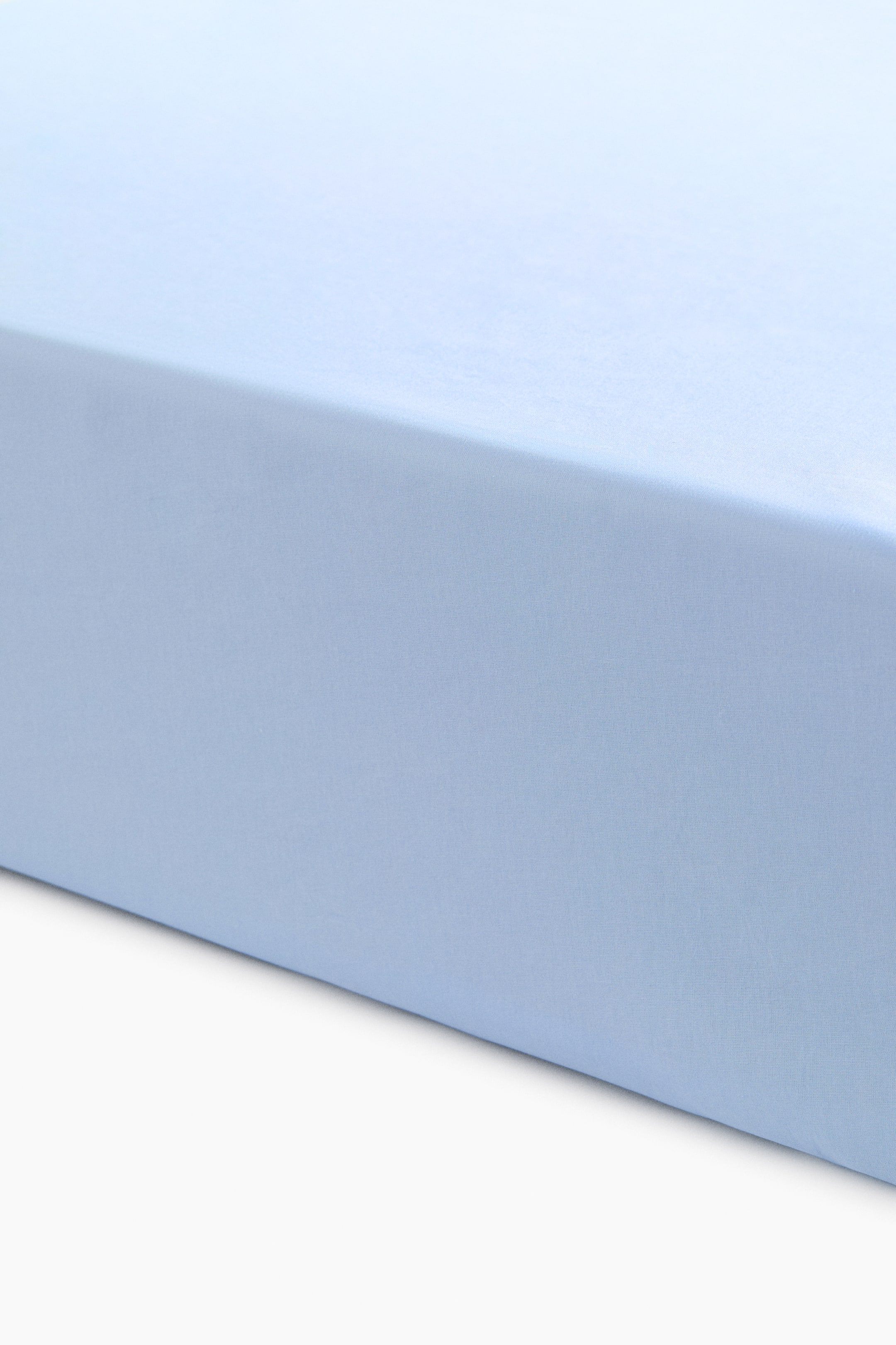 View larger image: Fitted Cotton Sheet - Light blue - Home All | H&M CA 1