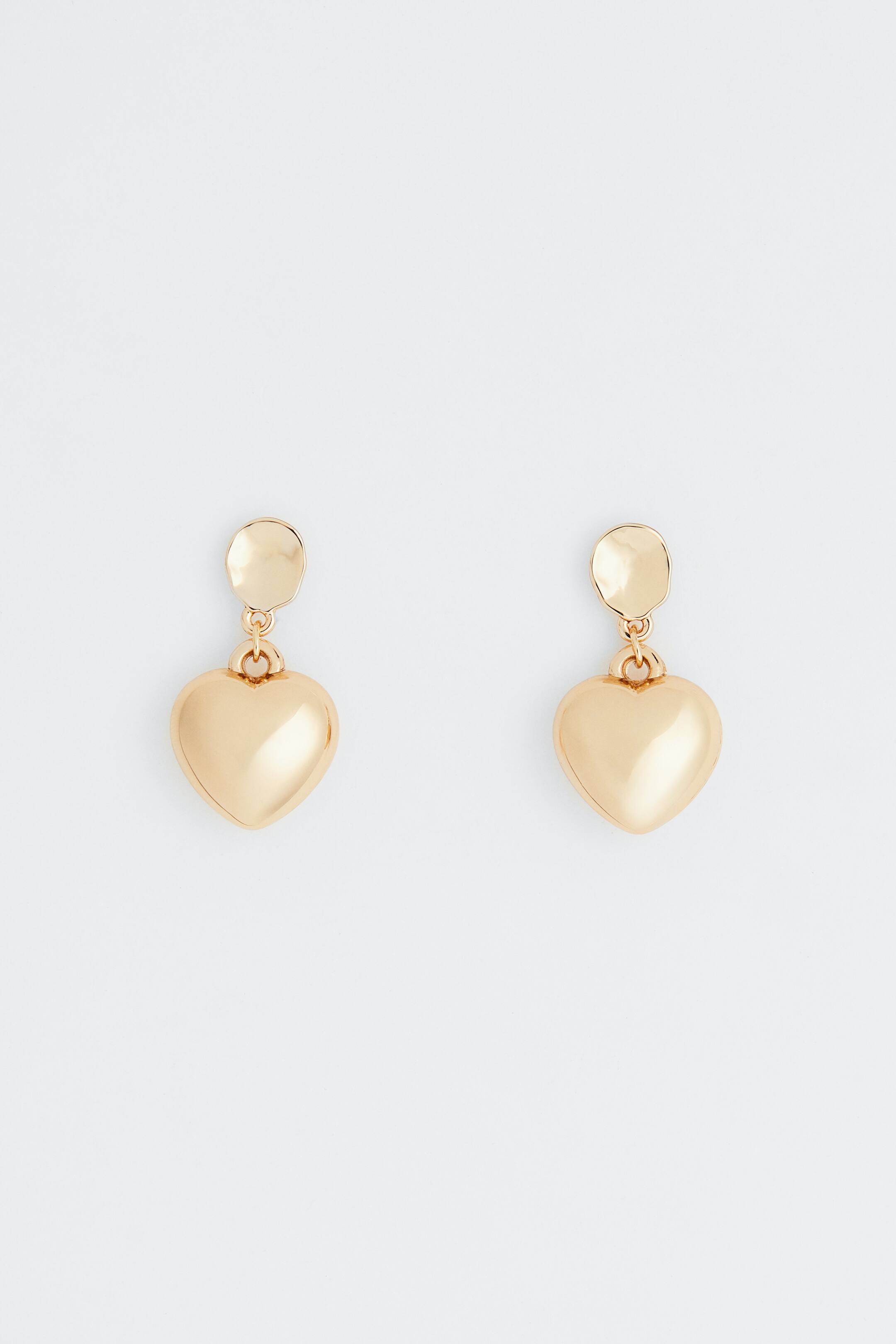 View larger image: Earrings - Gold-coloured/Hearts - Ladies | H&M 1