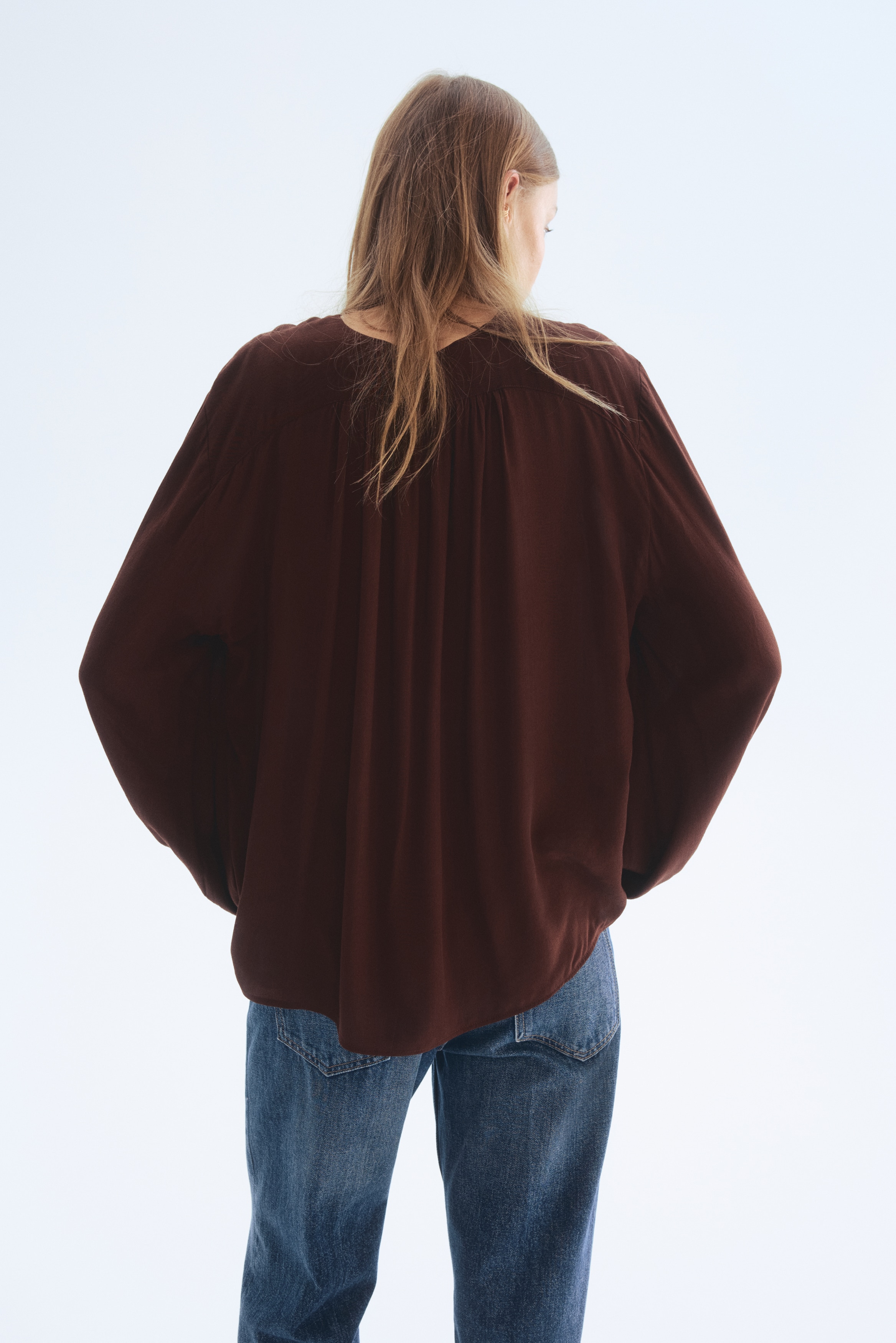 Oversized Blouses | Satin Short- & Long-Sleeve | H&M US