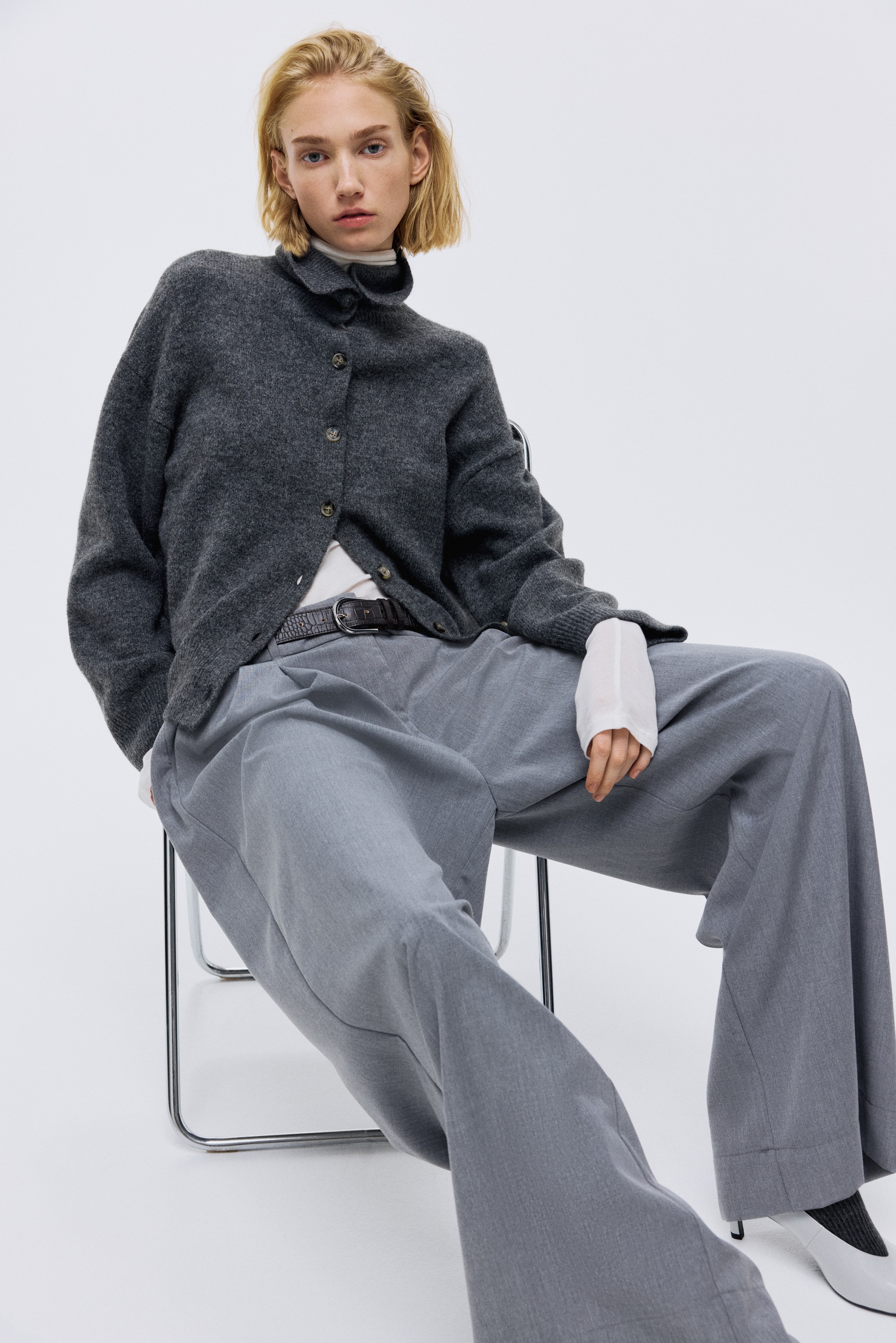 EEL Mushroom Jacket M ダークグレー カーディガン EEL Mushroom Jacket M ダークグレー カーディガン