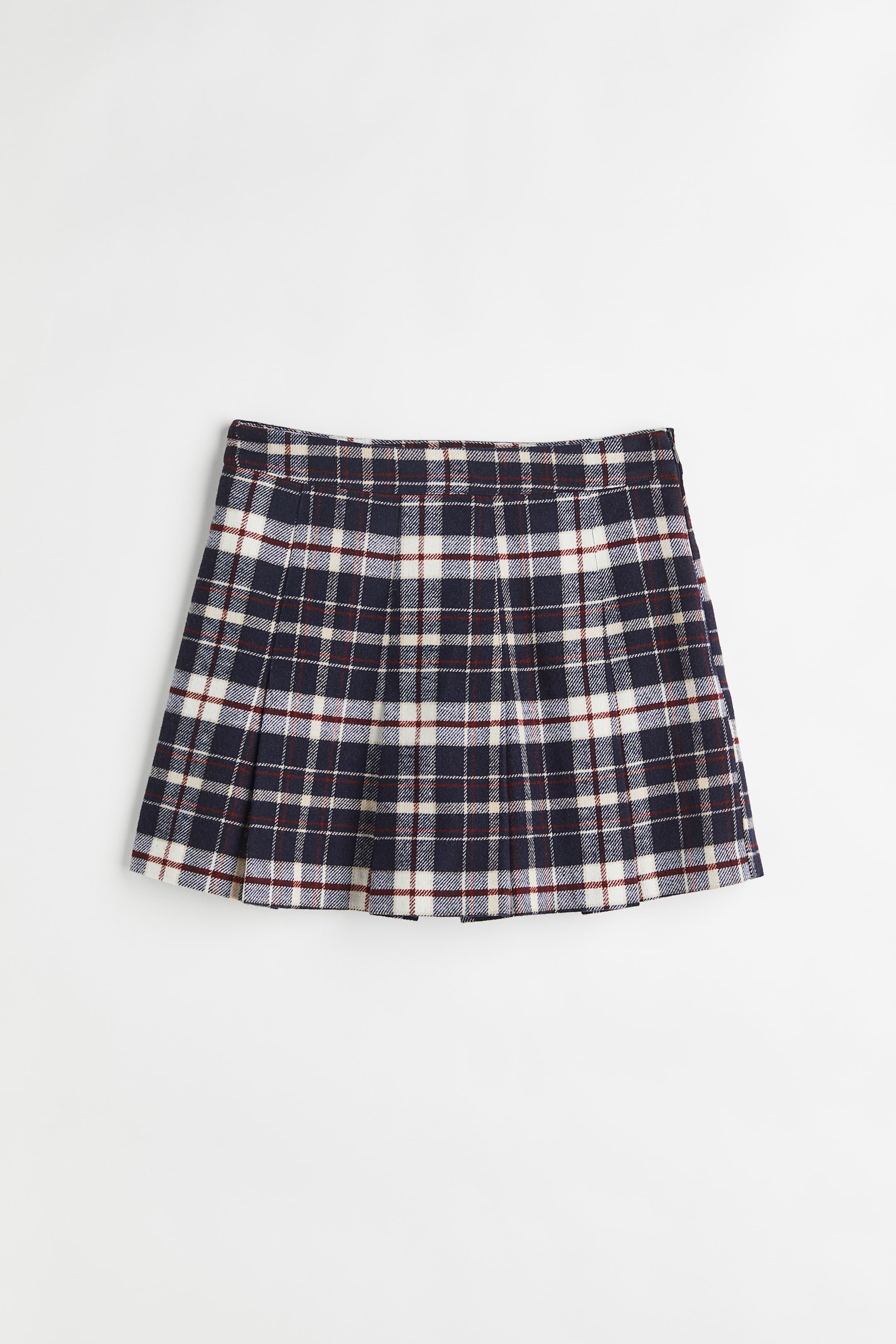 Pleated Mini Skirt