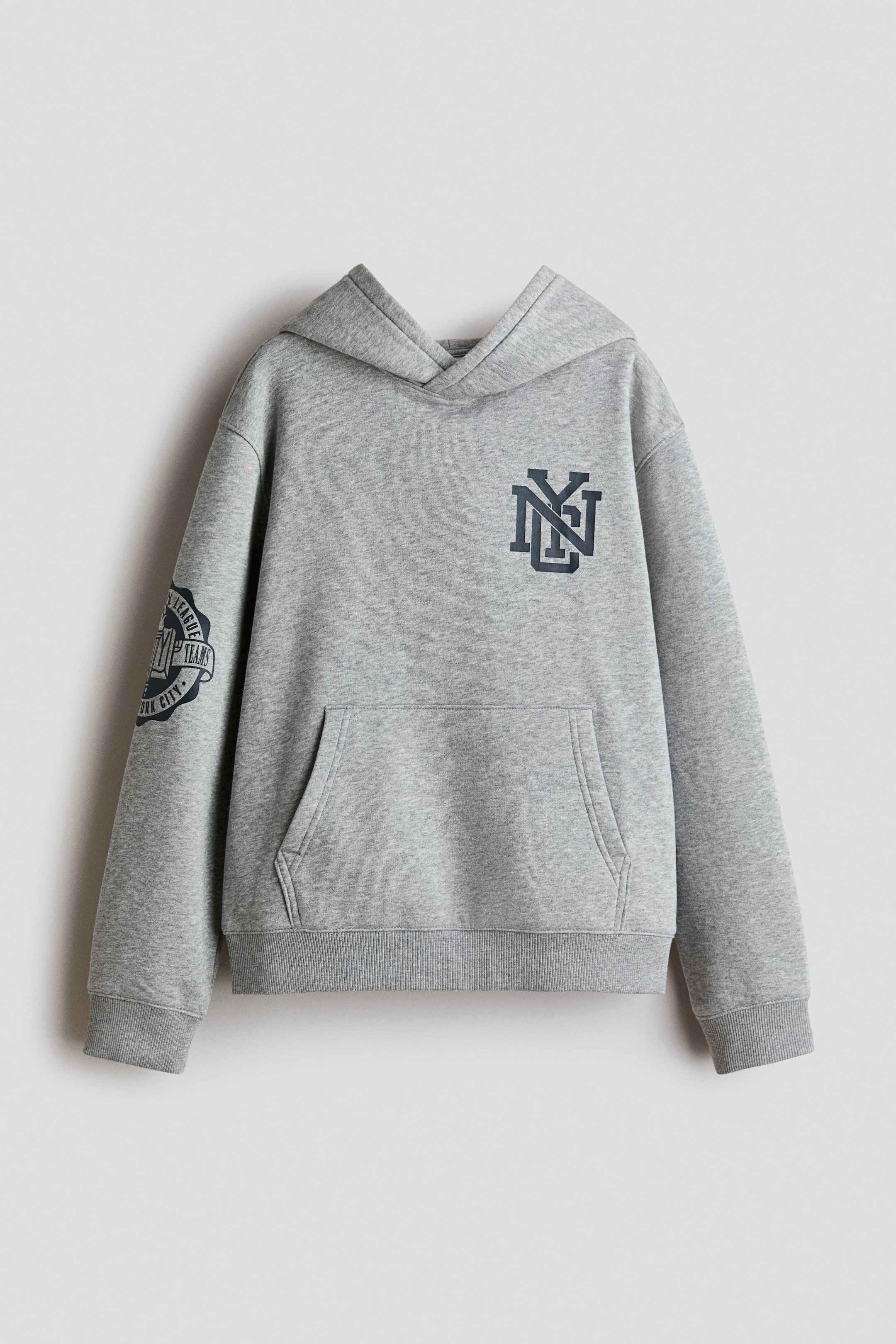 View larger image: Hoodie - Grey marl/NYC - Kids | H&M IN 5