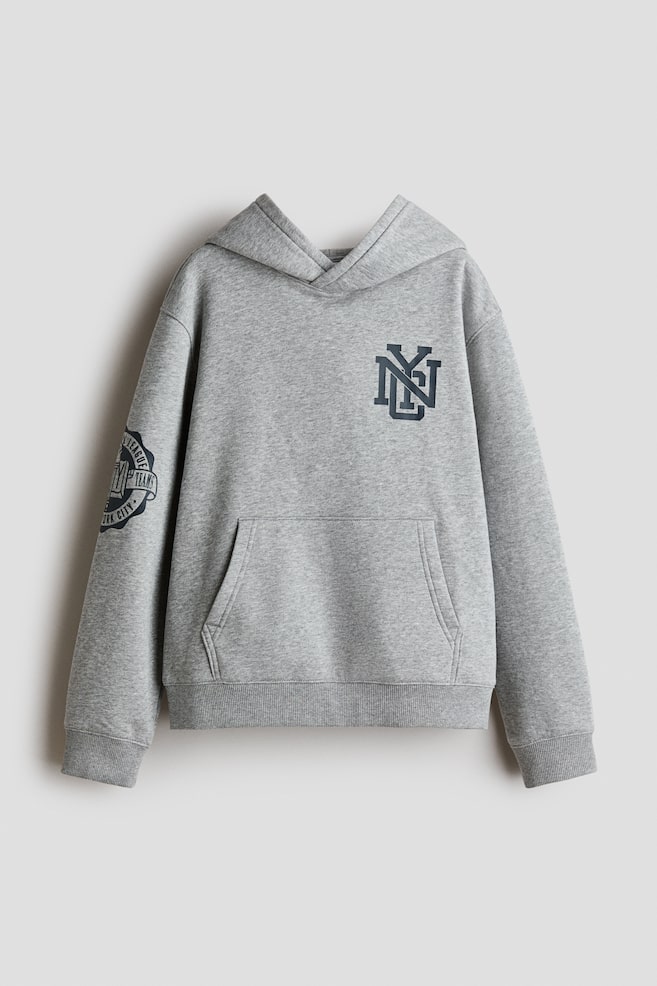 Hoodie - Gray melange/NYC/Black/game controllers/Green/New York - 1