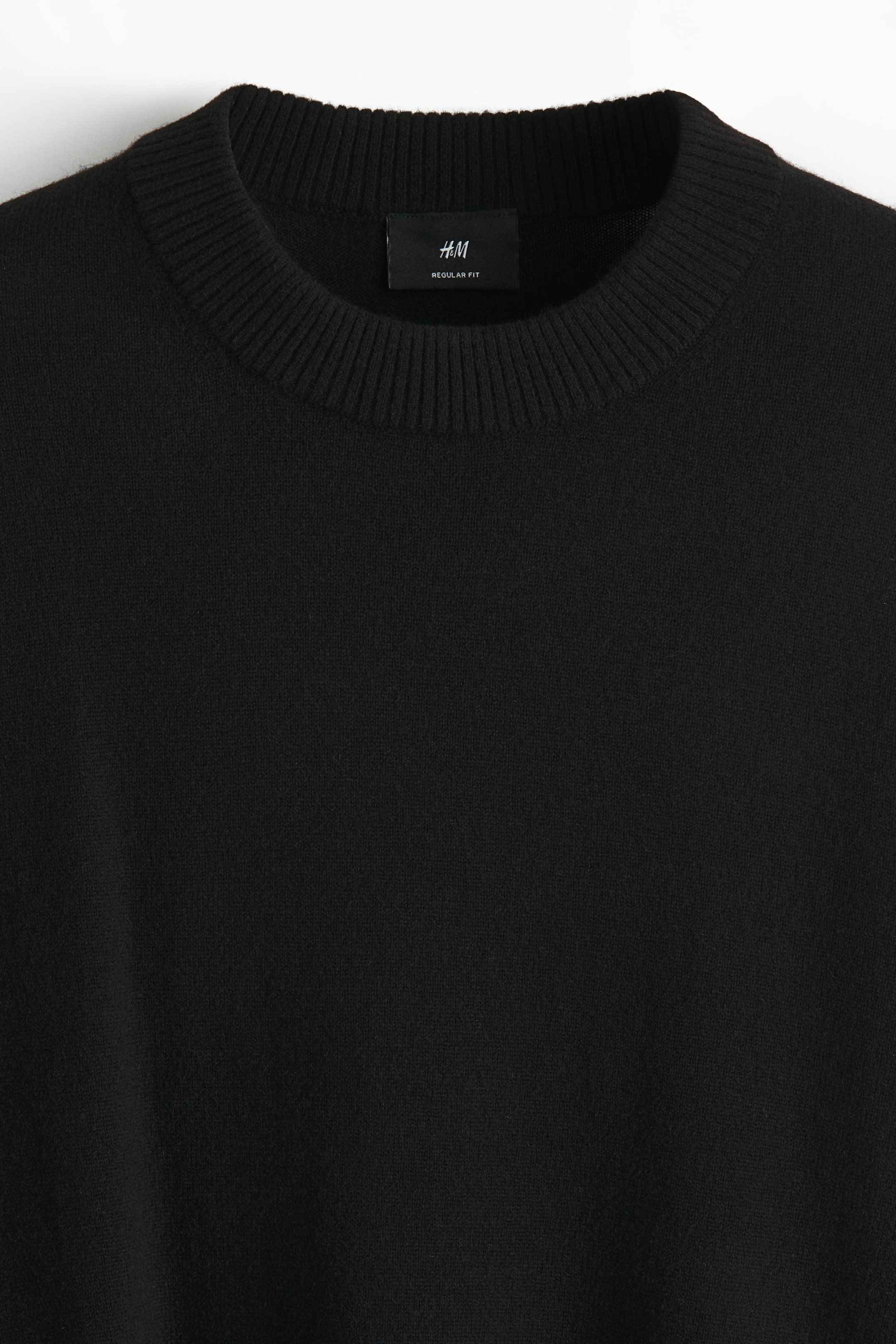 Ampliar la imagen: Suéter de cachemir Regular Fit - Negro - Men | H&M MX 2