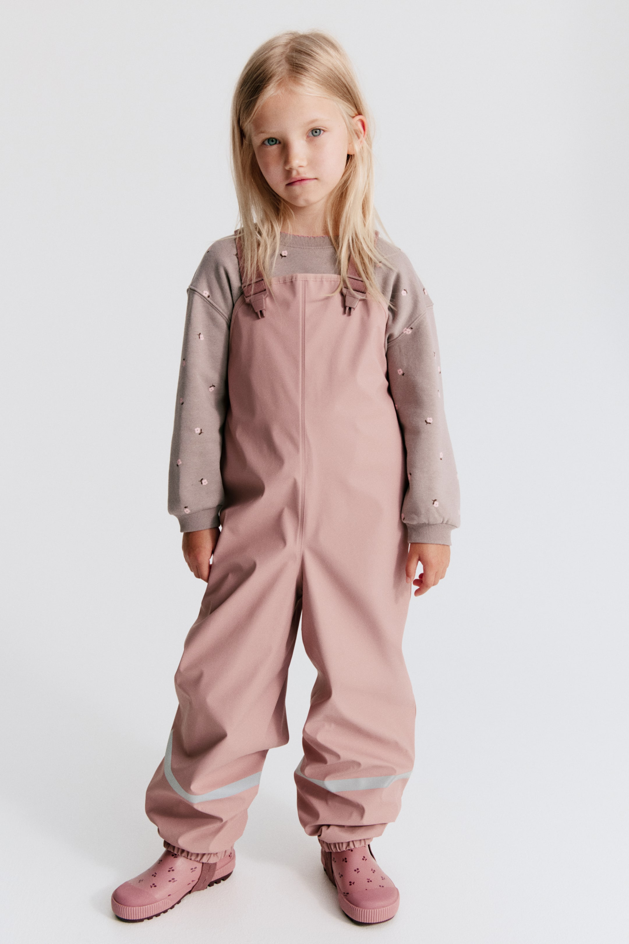Fleece-Lined Rain Pants