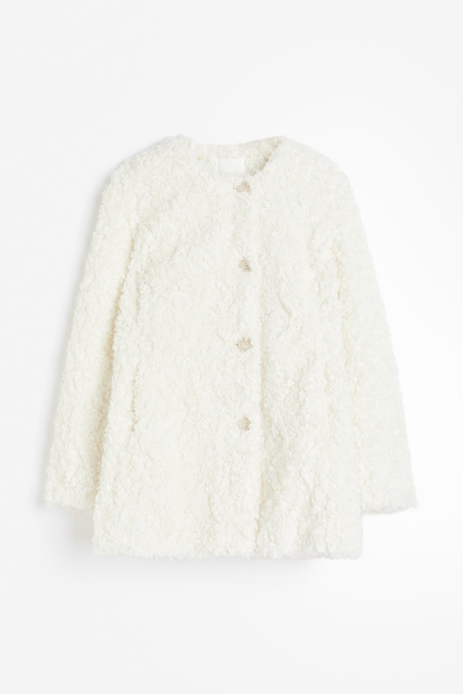 Teddy jacket - Cream - 1