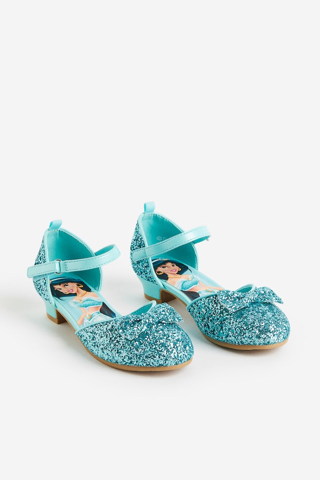 Glittery shoes - Turquoise/Aladdin/Pink/Disney Princesses/White/Frozen