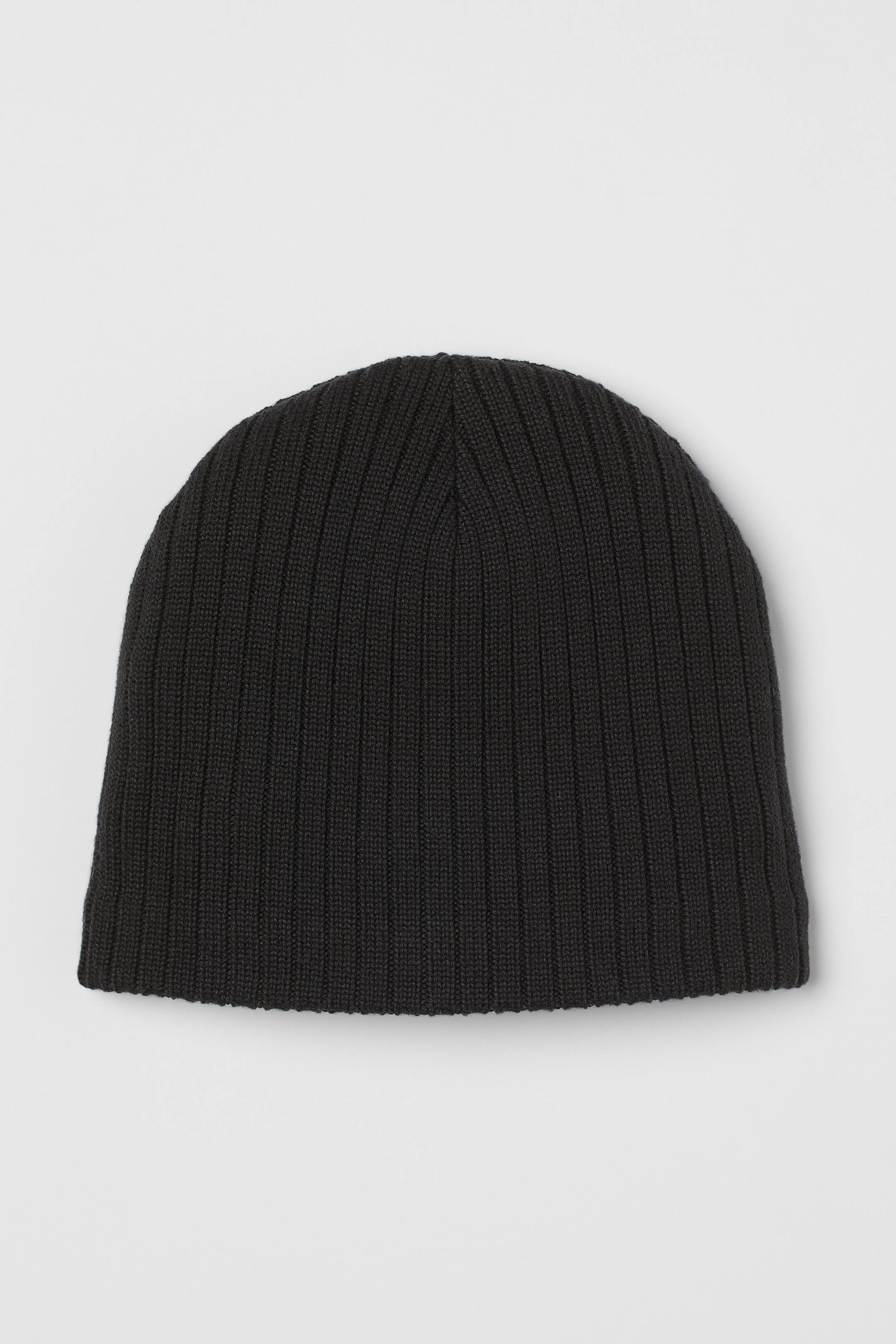 View larger image: Fleece-lined hat - Black - Men | H&M 1