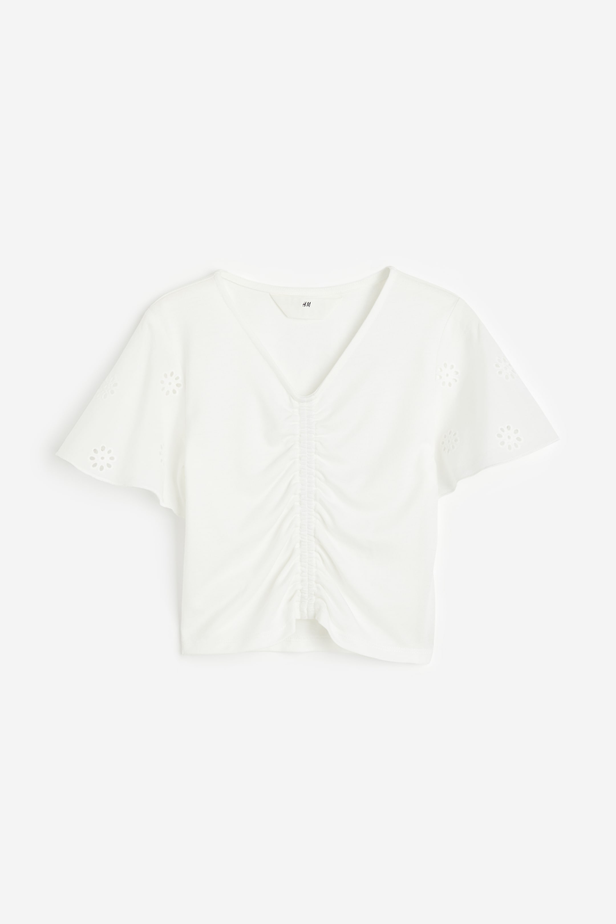 Ruched Jersey T-shirt