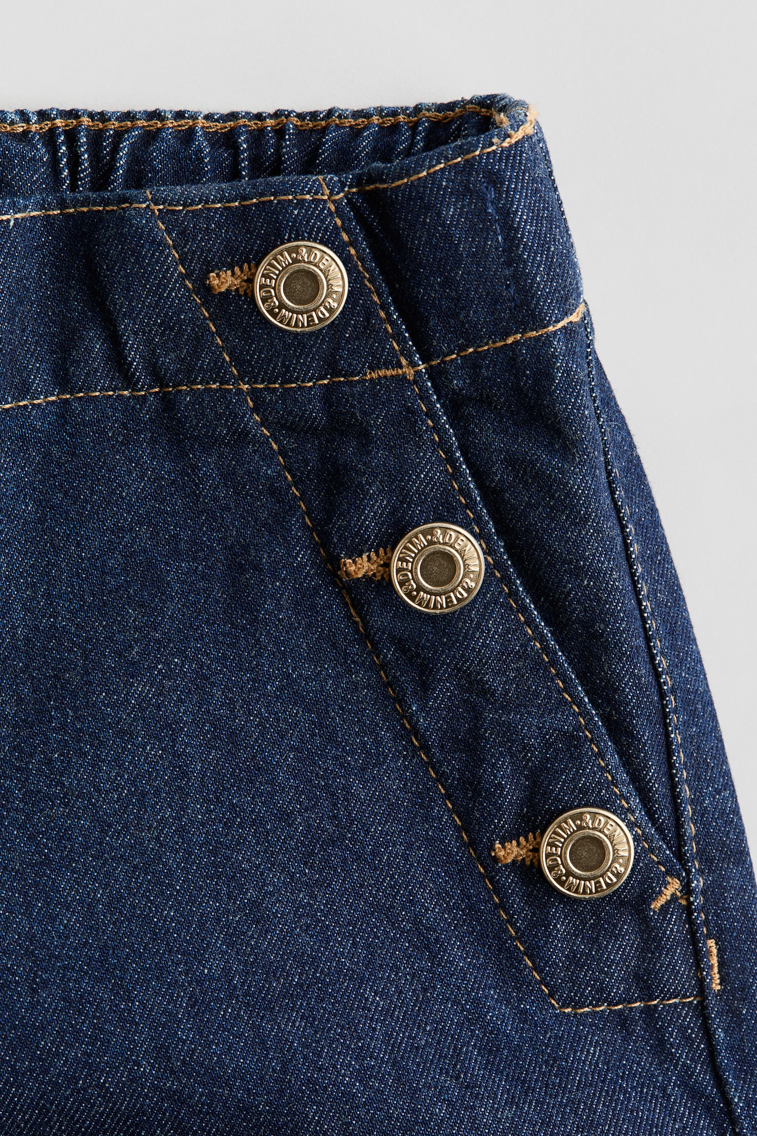 Wide Leg Jeans - Tmavý denim blue/Tmavý denim blue - 5