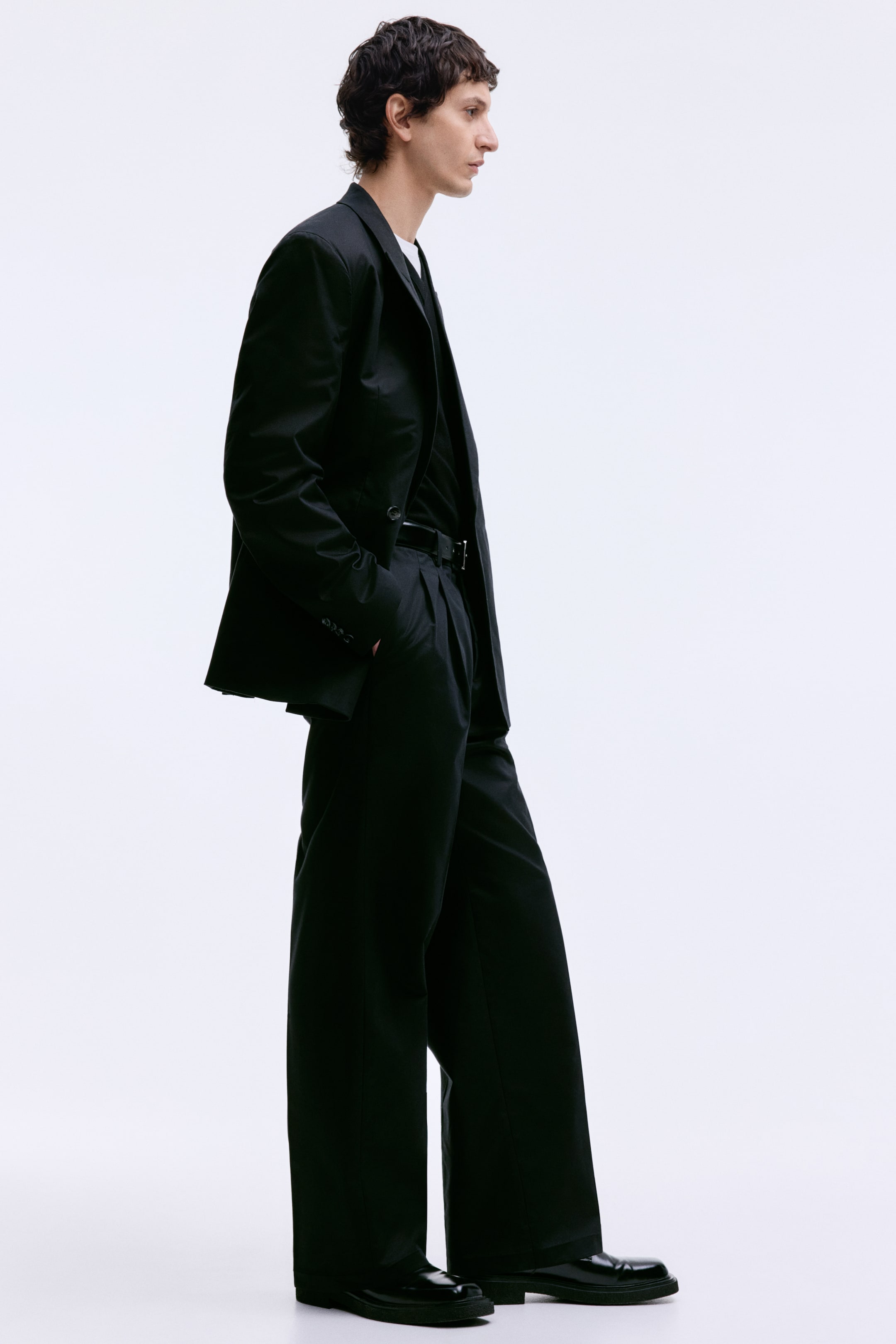 Мужские брюки H&M Loose-Fit Tailored Pants — фото 7